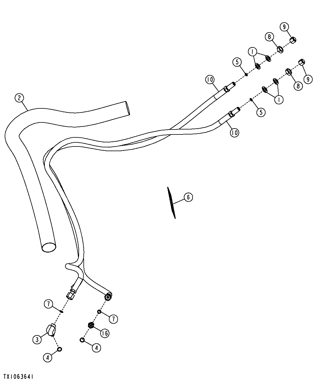 Transmission / Hydrostatic Diagnostic Plumbing (176941 - )