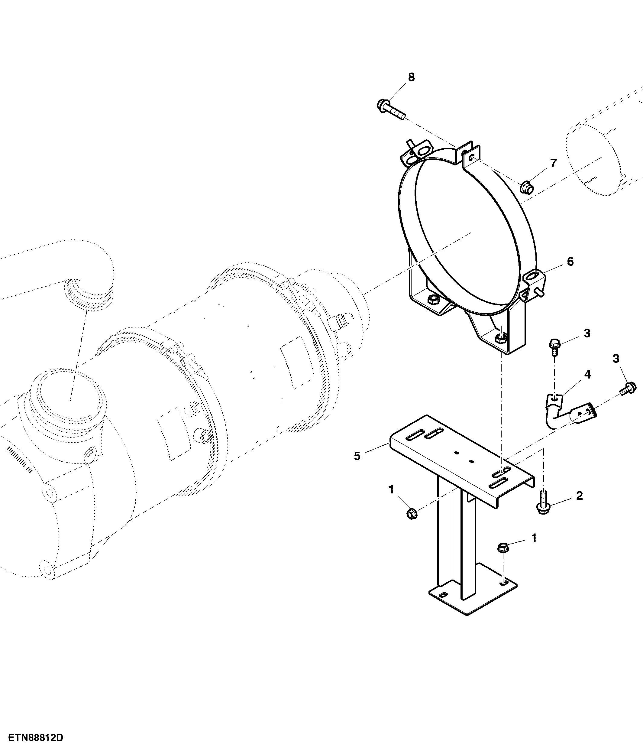 Brackets, DOC / DPF Interim Tier 4 ( - 094131)