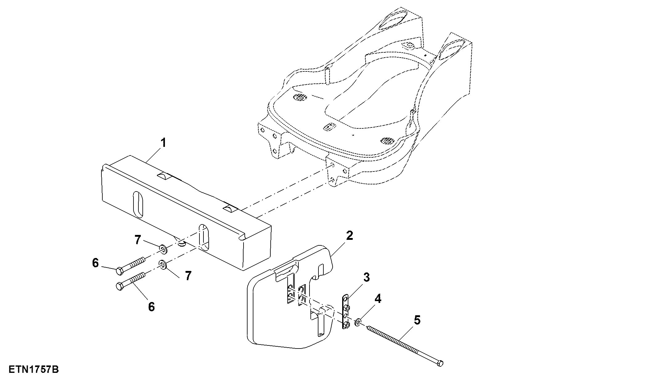 Frame Weights / Front Weight Support (For North America and China)