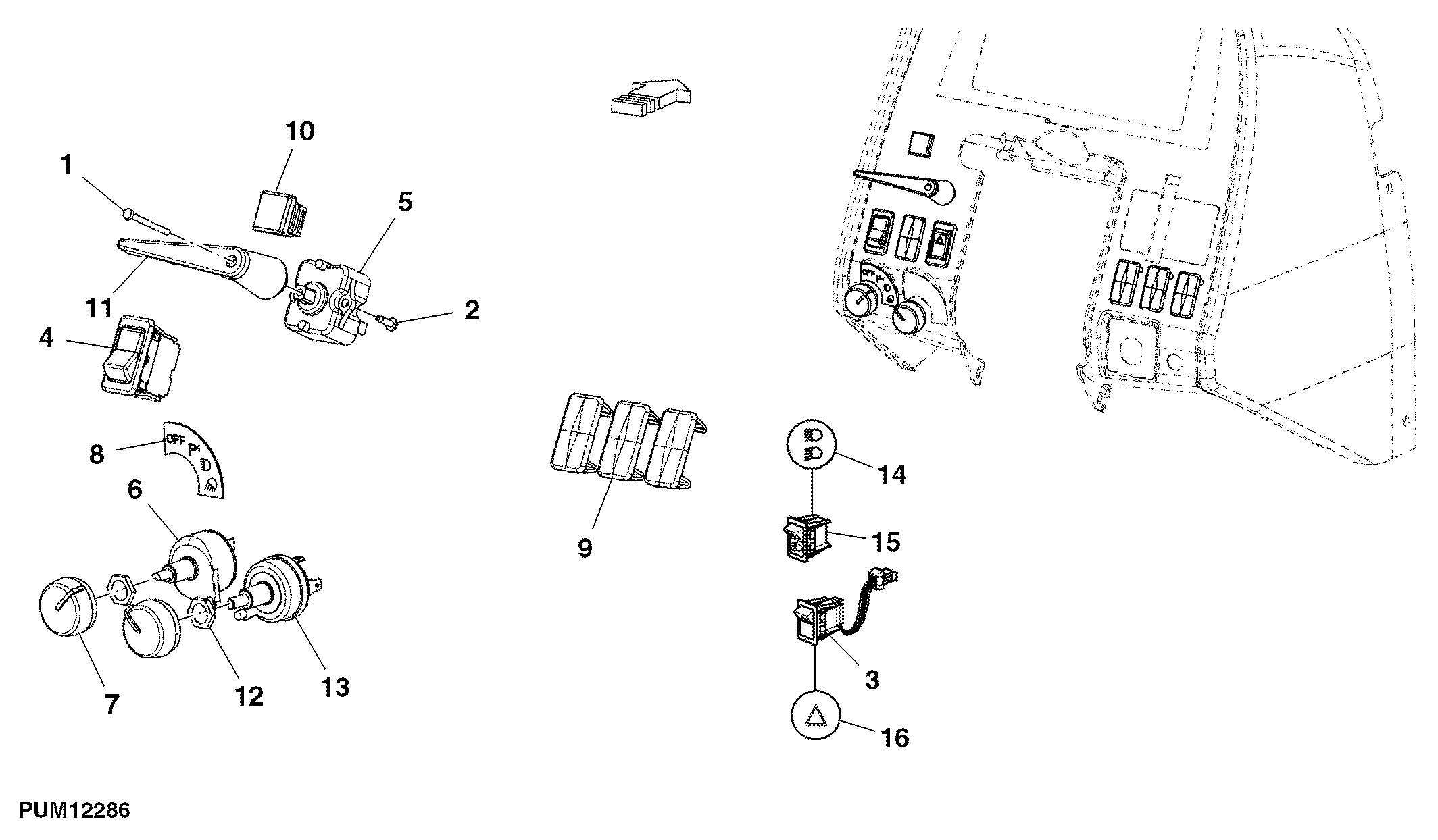 ELECTRICAL INSTRUMENTS (CAB) (TURKEY TRACTORS)