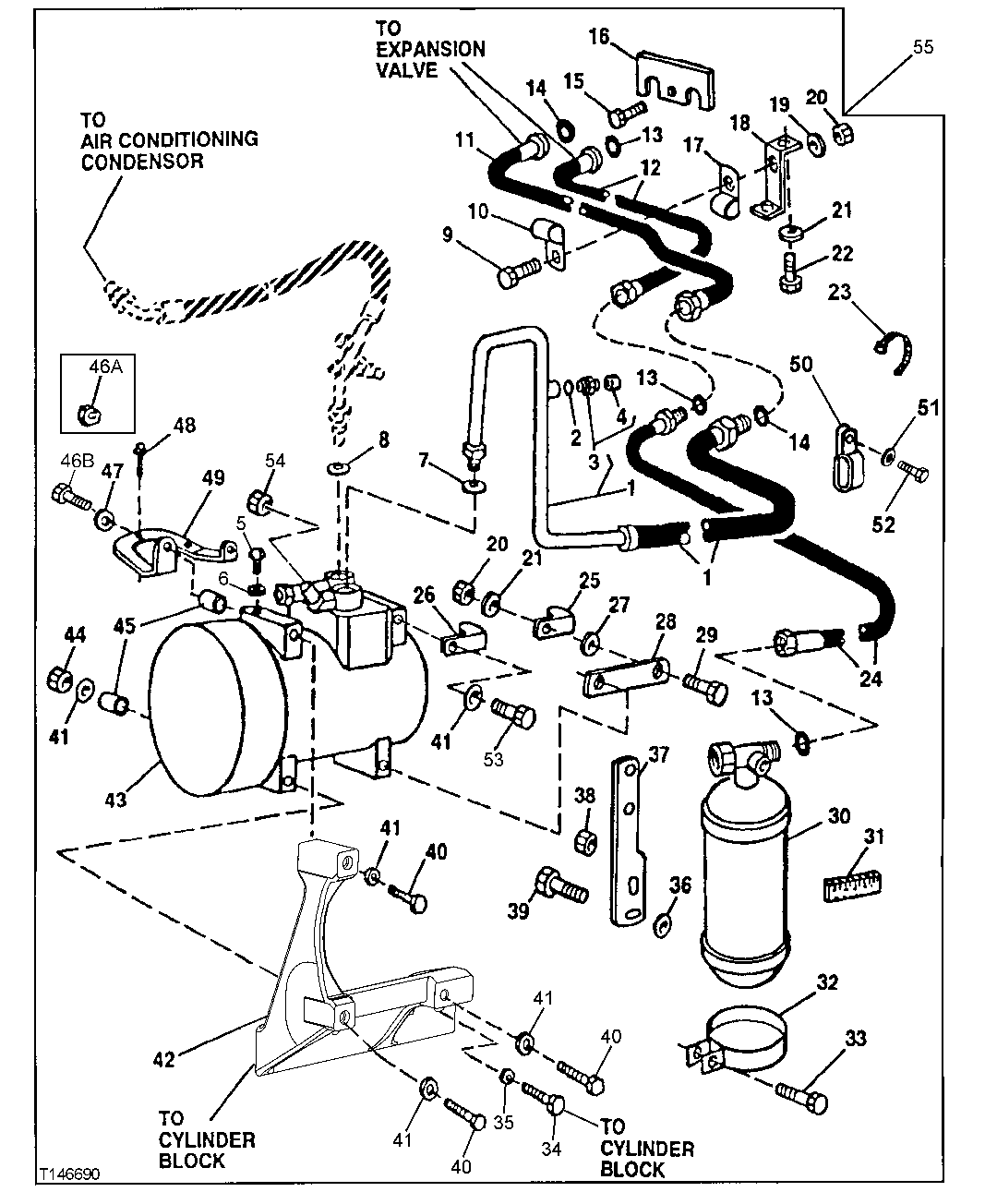 Air Conditioning Compressor Mounting (830205 - )
