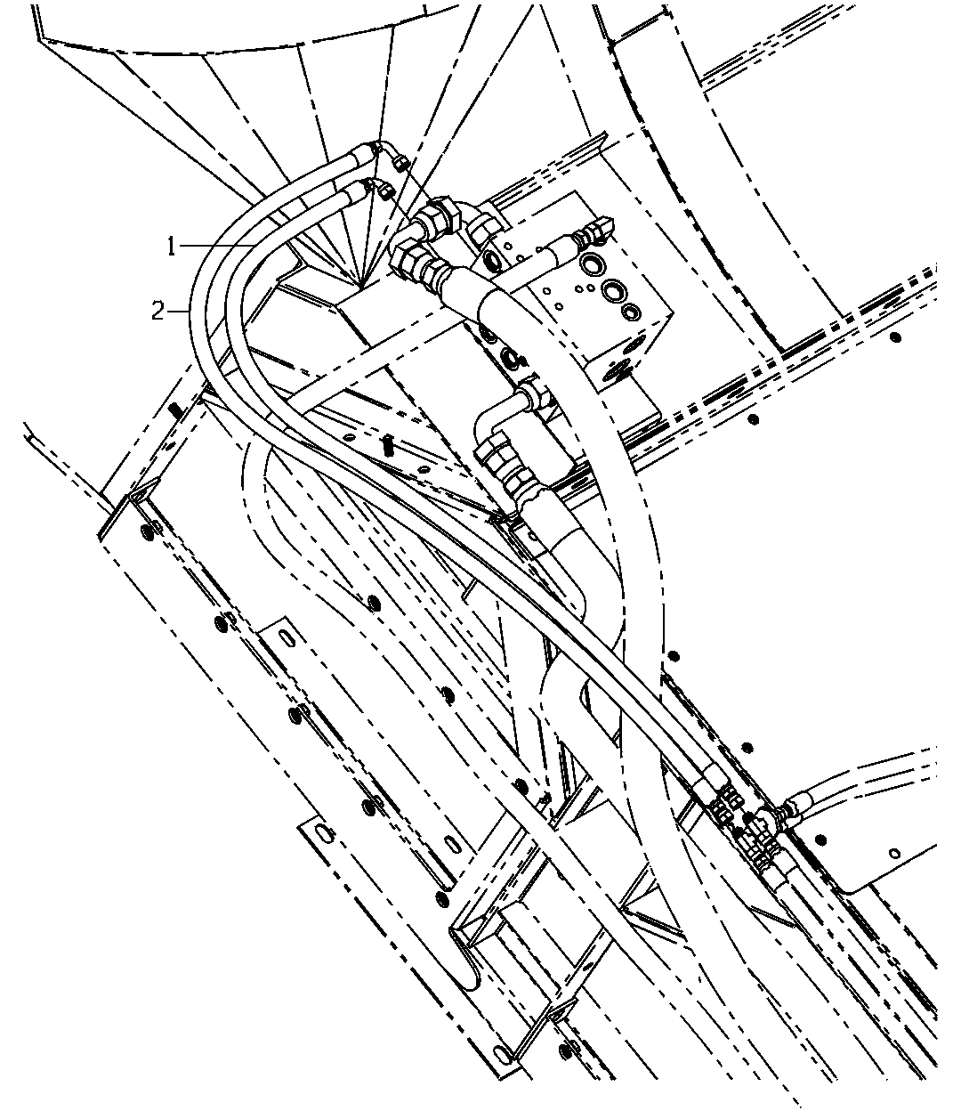 Lines - Elevator - Frame To Valve