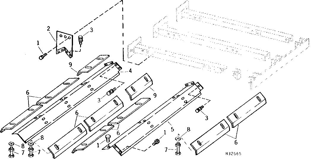 GRASS SEED UNLOADING AUGER COVERS ATTACHMENT