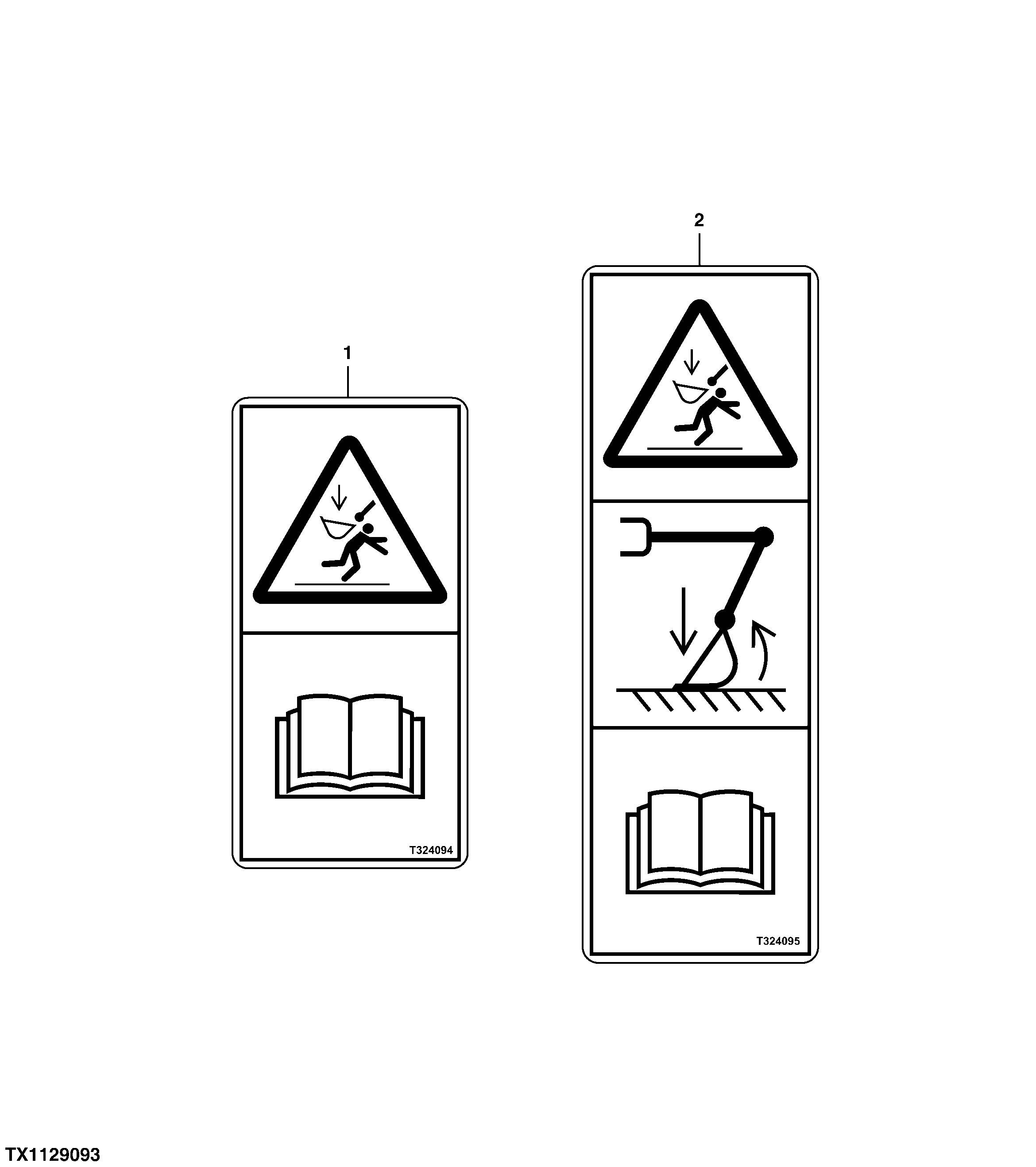 Universal Quick Coupler, Labels