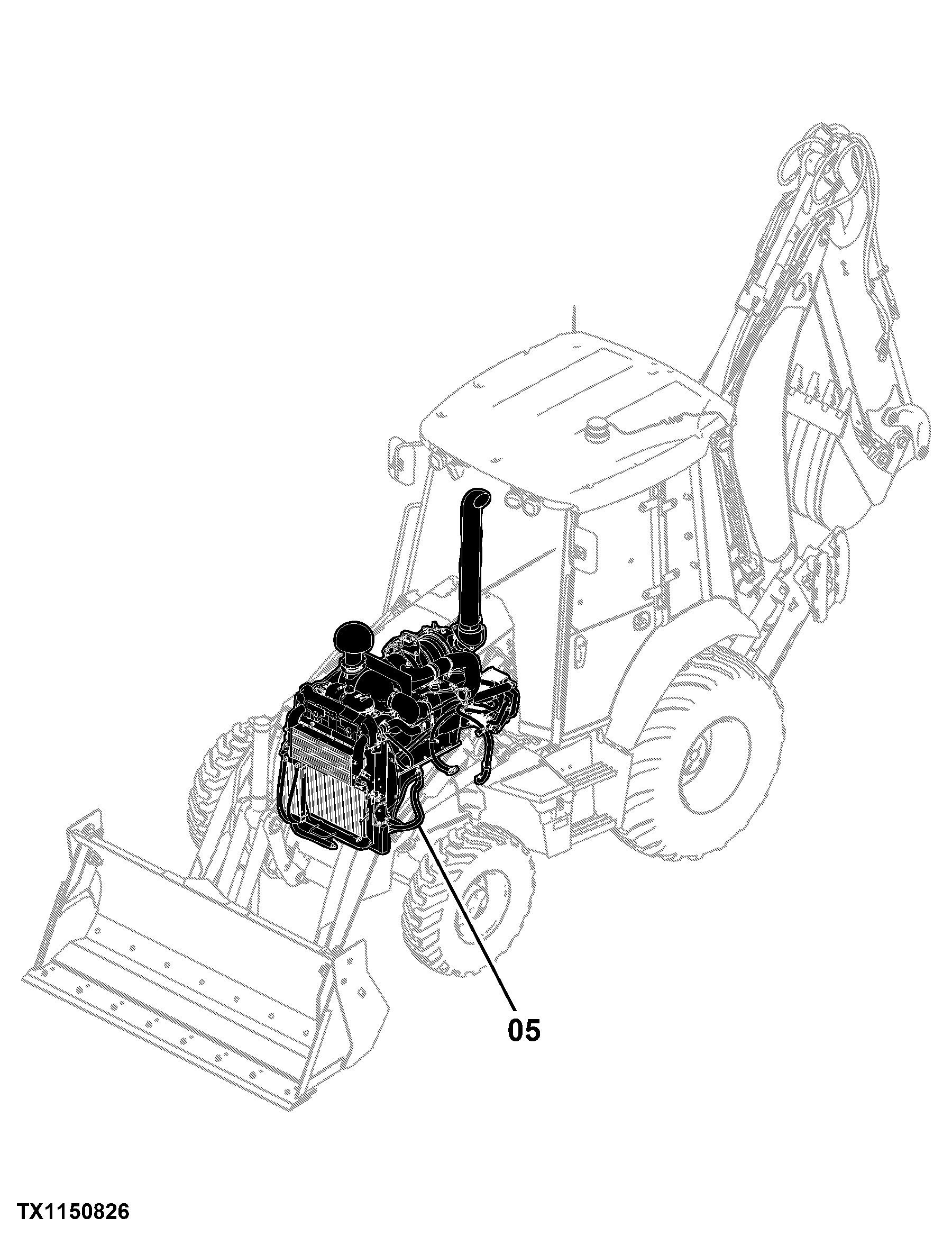 410K Backhoe Loader (Engine 4045HT063, 4045HT073)(PIN: 1T0410KX_ _E219607 - E277405)