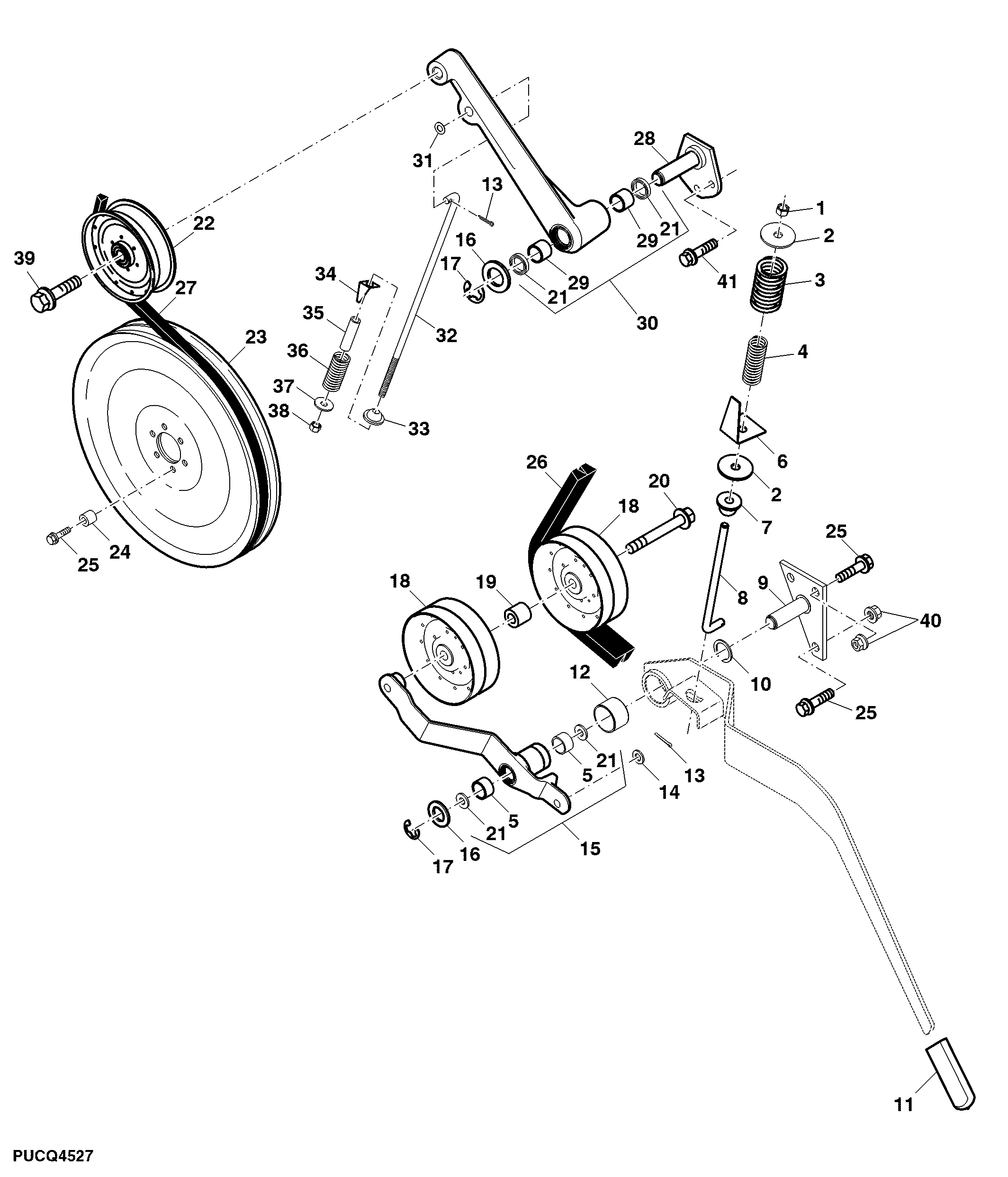 Feed Accelerator Drive and Secondary Jackshaft Idler