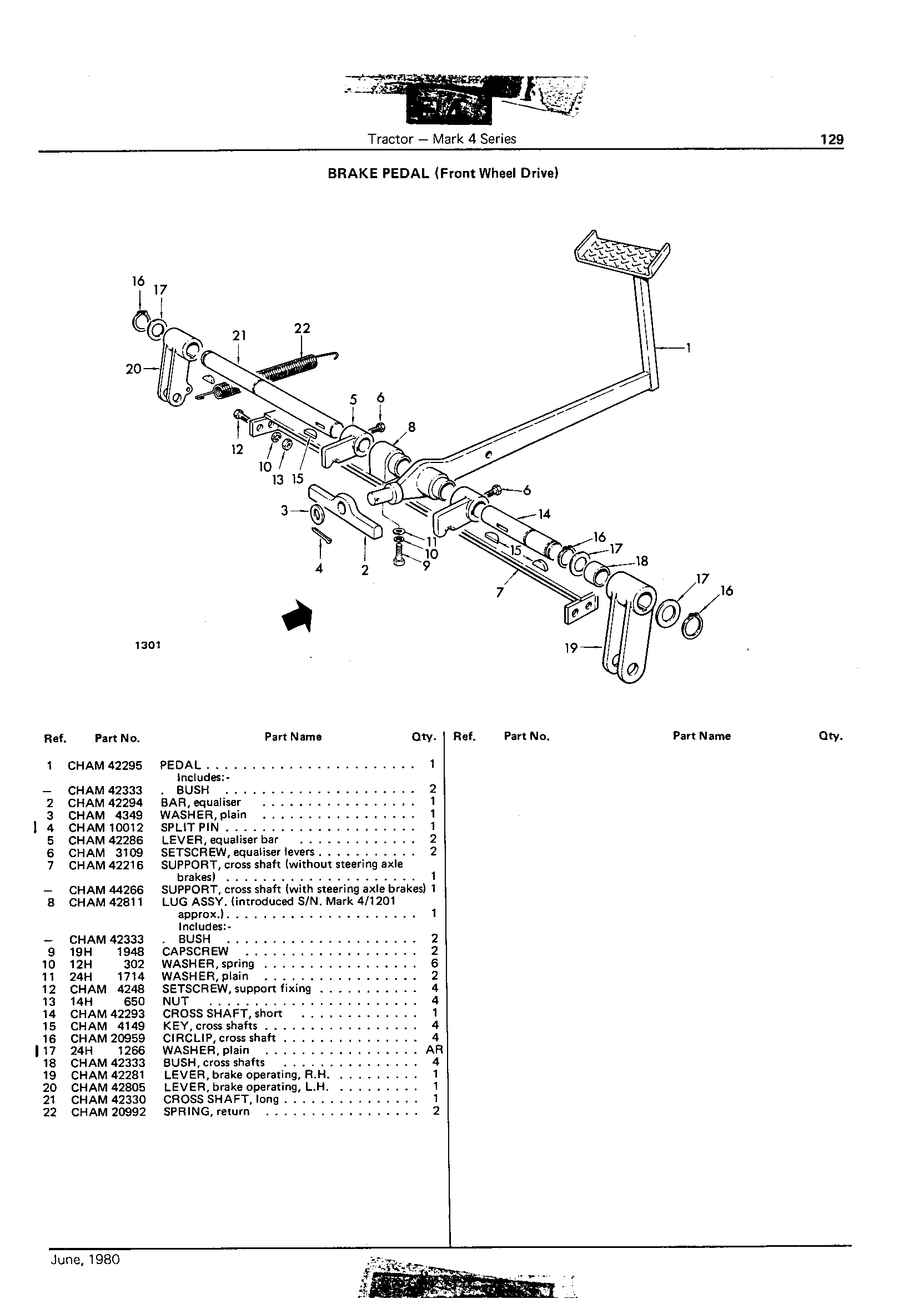 Brake Pedal (Continued)
