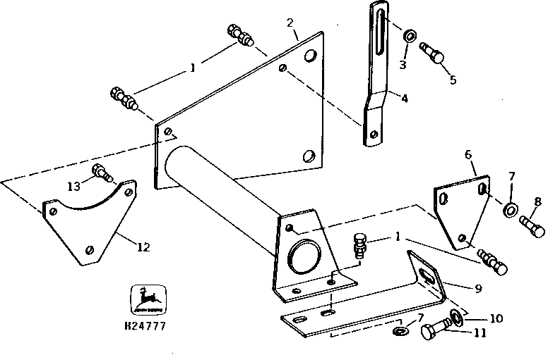 AIR CONDITIONER COMPRESSOR MOUNTING AND SUPPORTS ( - 610100)