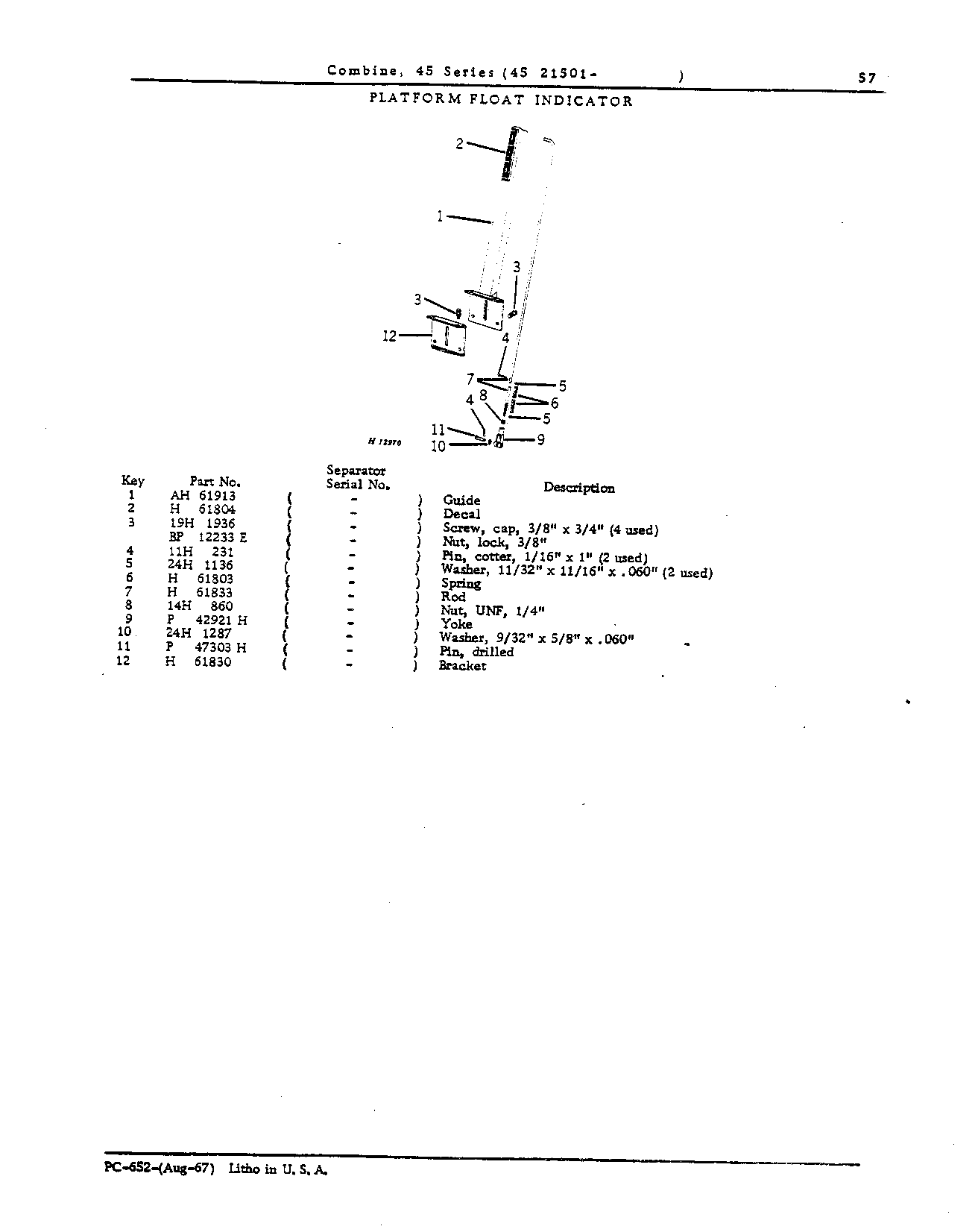 Operator's Platform Ladder and Controls (Continued)