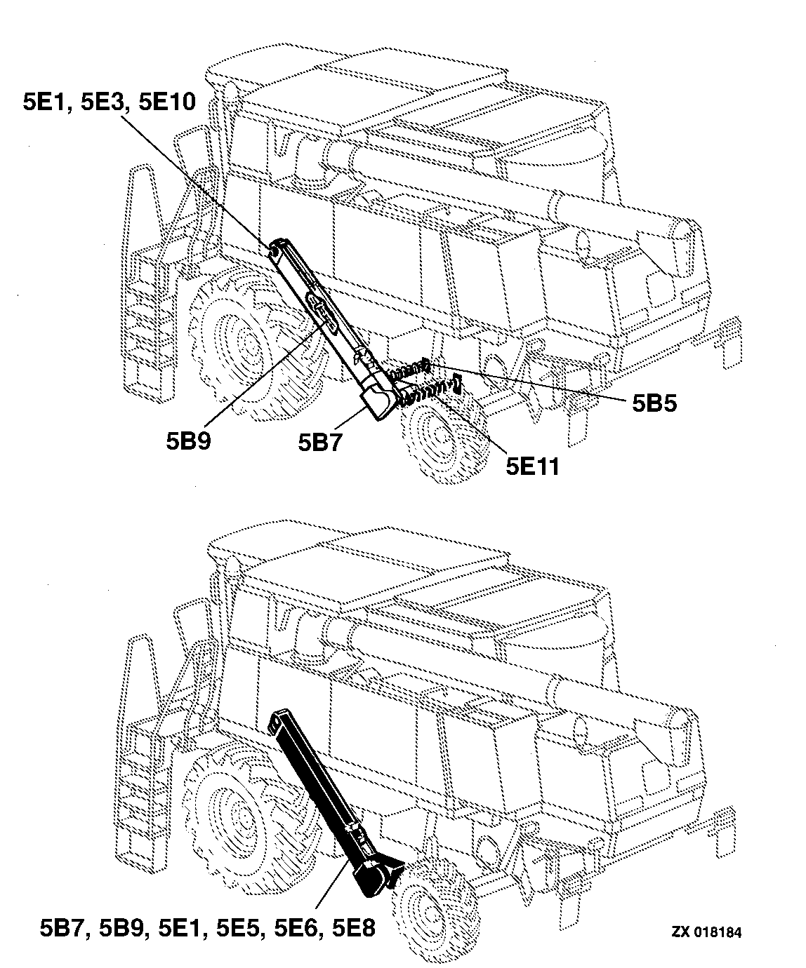 130 CLEAN GRAIN ELEVATOR, GRAIN TANK AND UNLOADING AUGER