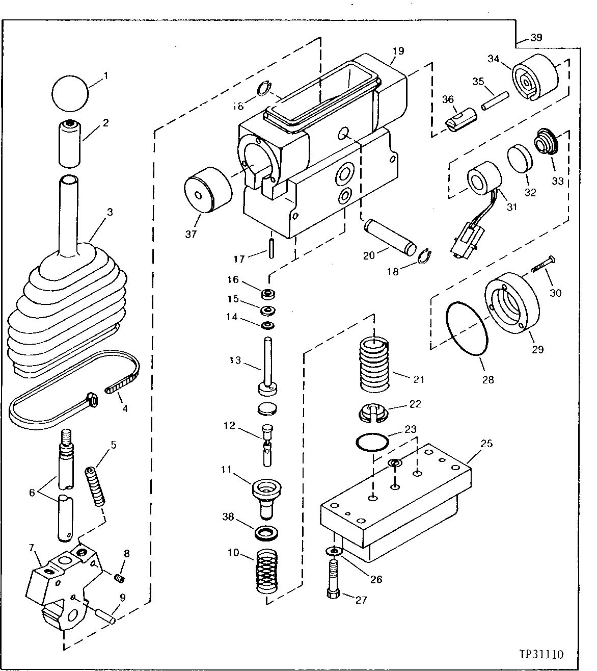 Two or Three Lever Remote Controller (For Use With Tool Carrier or Log Loader) ( - 534614)