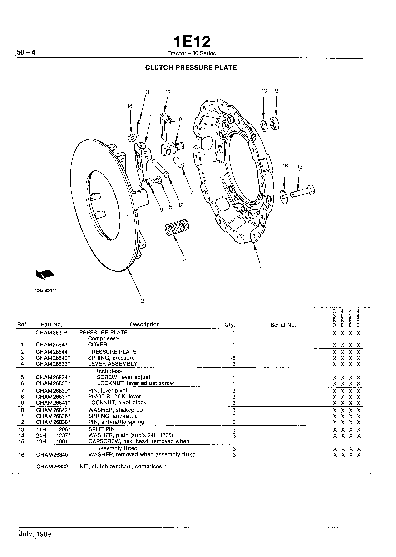 Power Train Clutch Pressure Plate