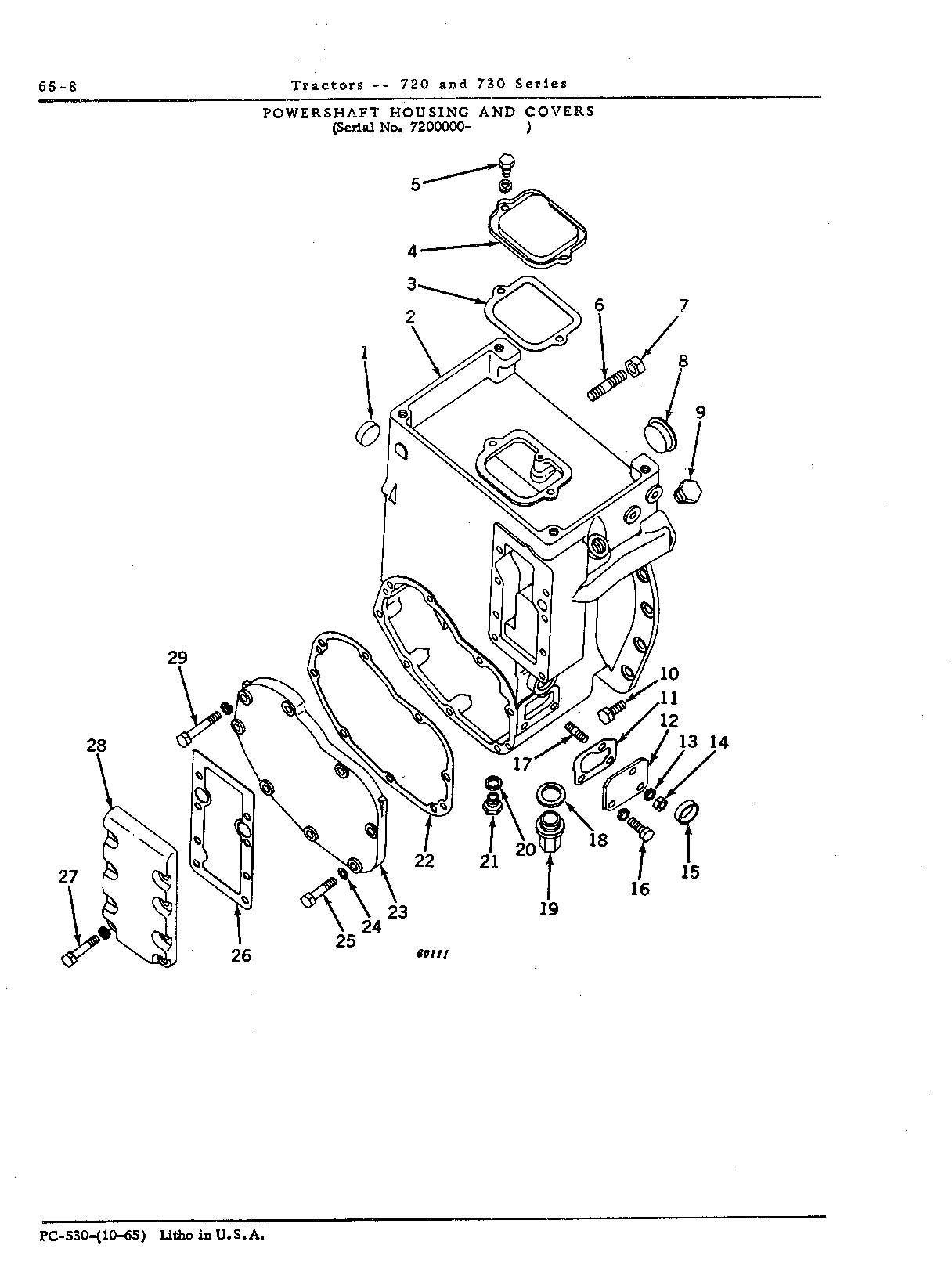 Housing, powershaft (standard)