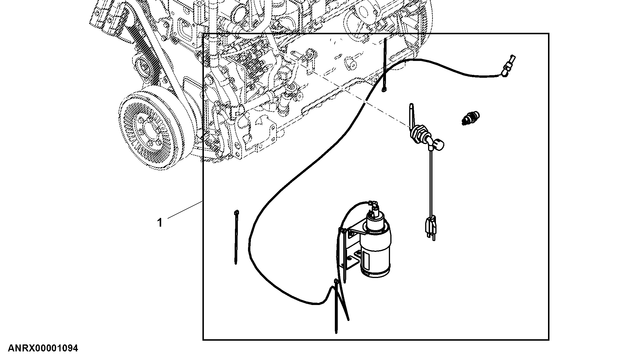 Starting Aid, 9.0 L, Attachment