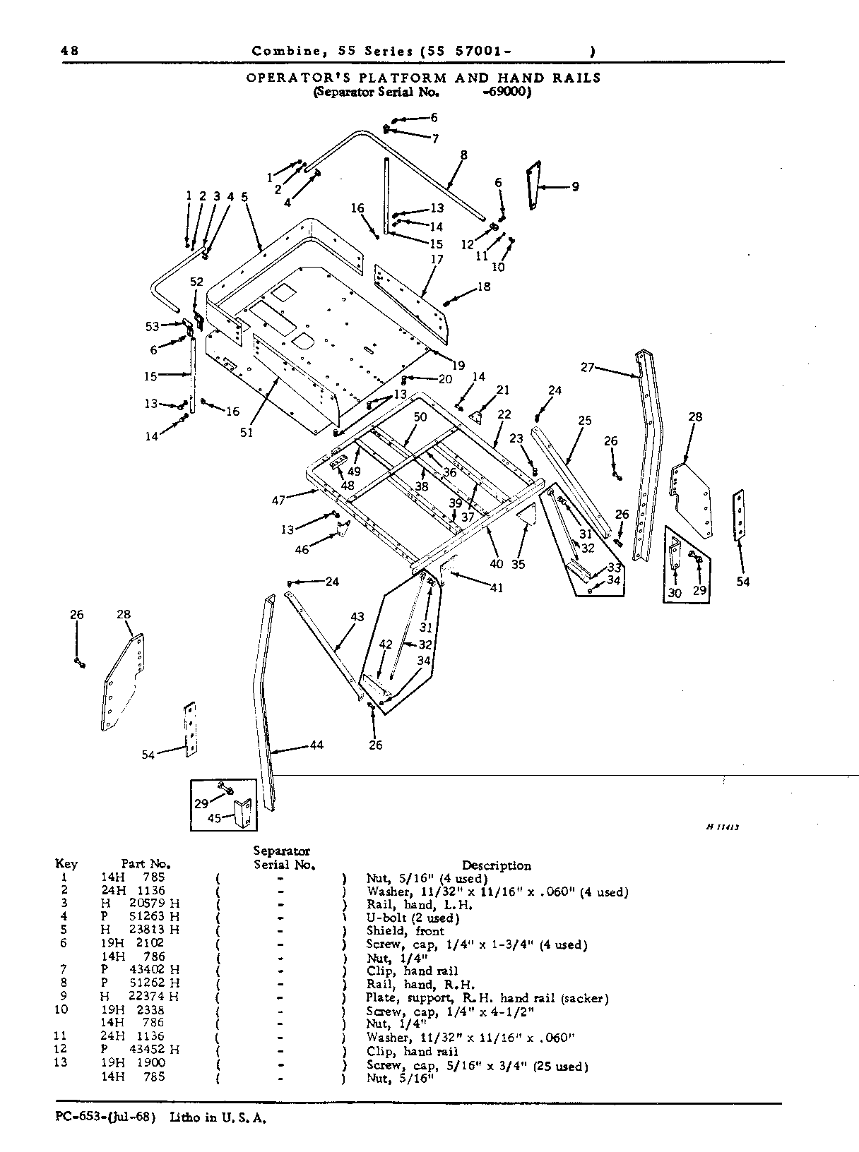 Operator's Platform, Ladder, and Controls
