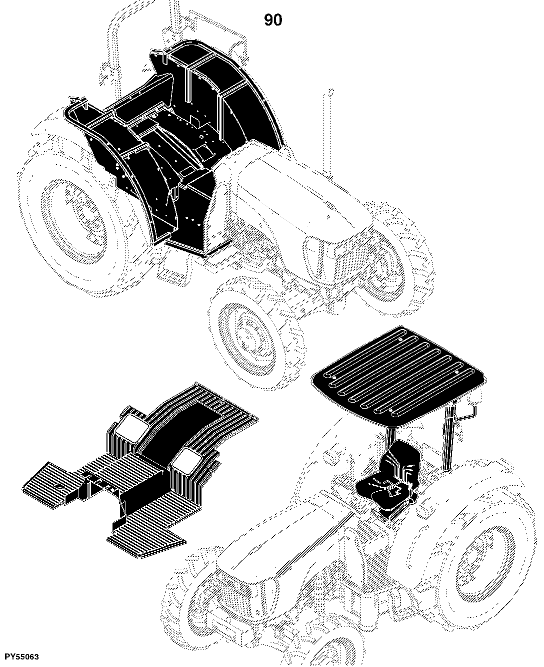 5055E, 5065E and 5075E Tractors (Stage IIIA Engine)(Europe/Australia IOOS Version)
