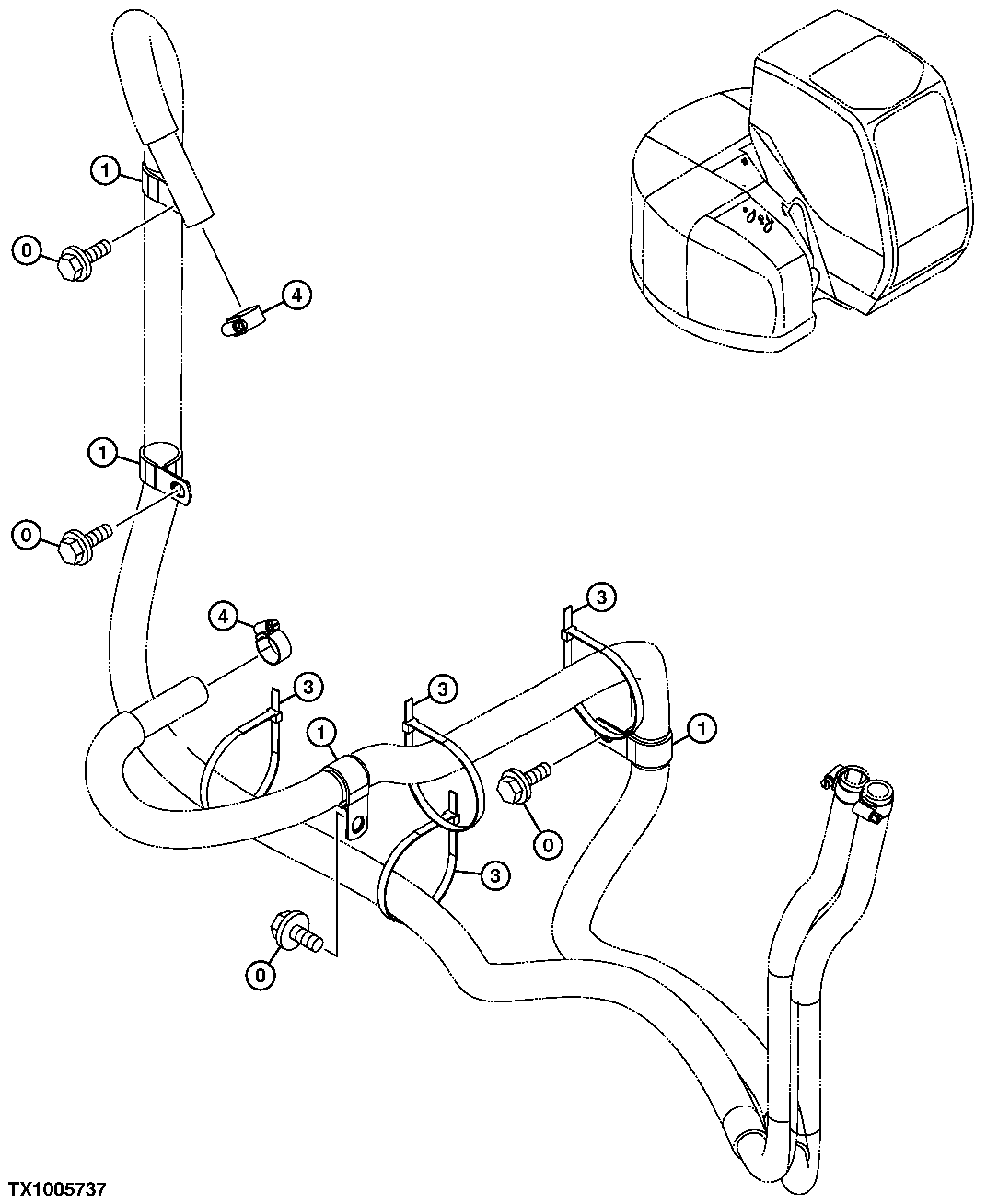 HEATER HOSE PARTS