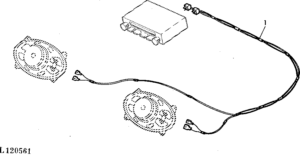 WIRING HARNESS LOUDSPEAKER (SGB)