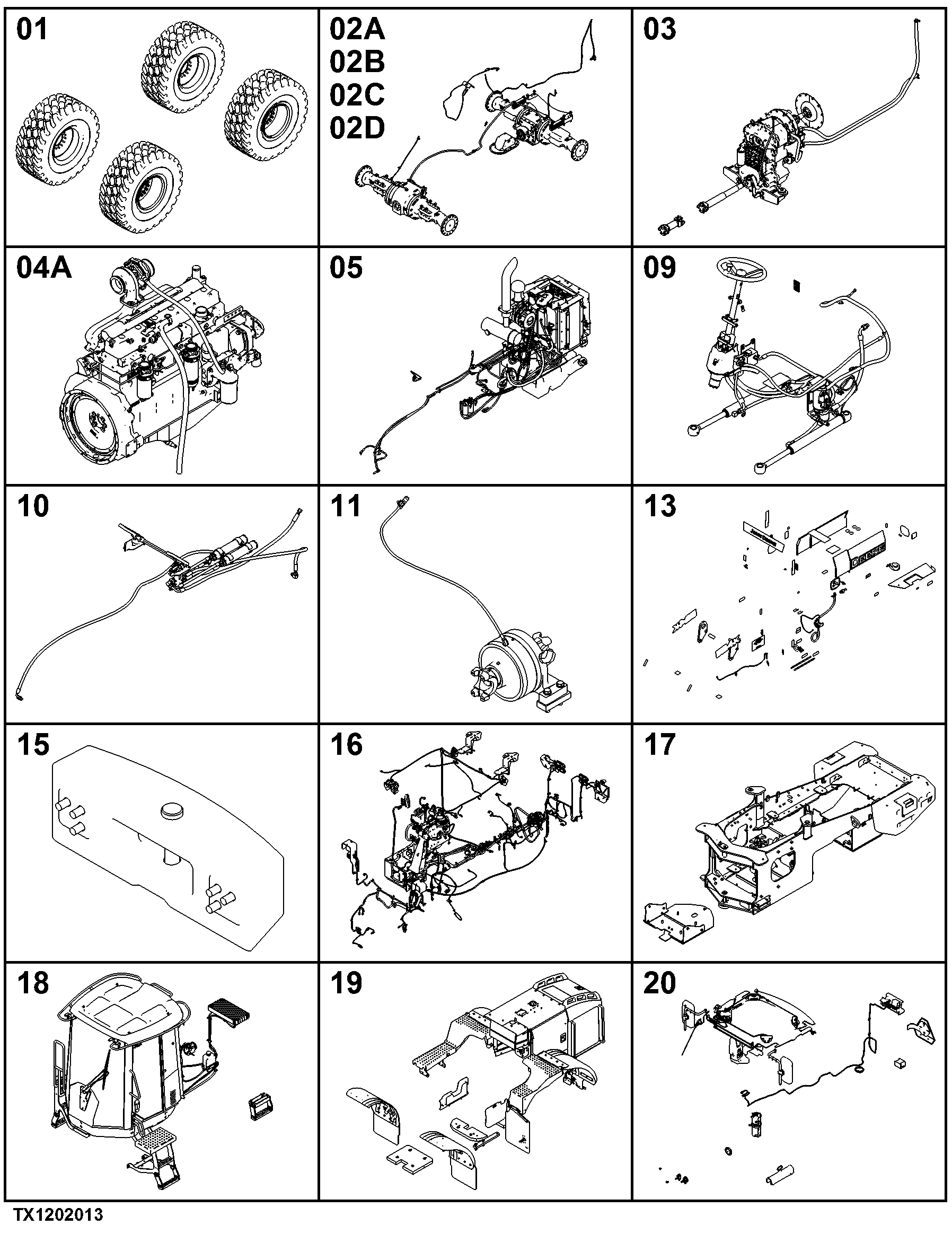 524K Loader (PIN: 1DW524K_ _ _D670308-677548) Engine 6068HDW74