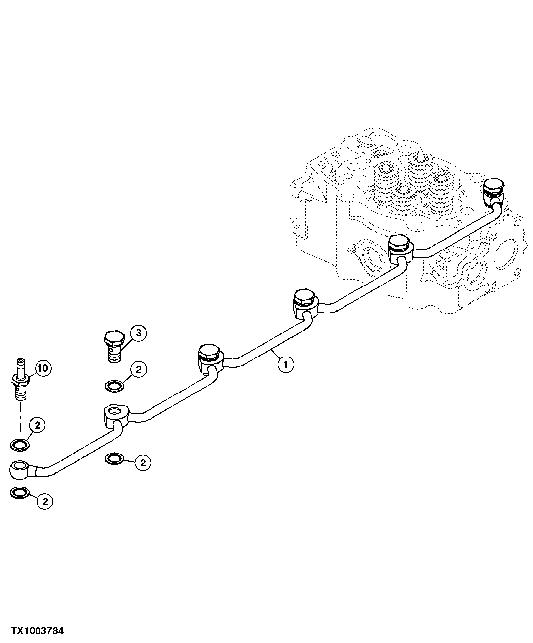 Engine Coolant Vent Line