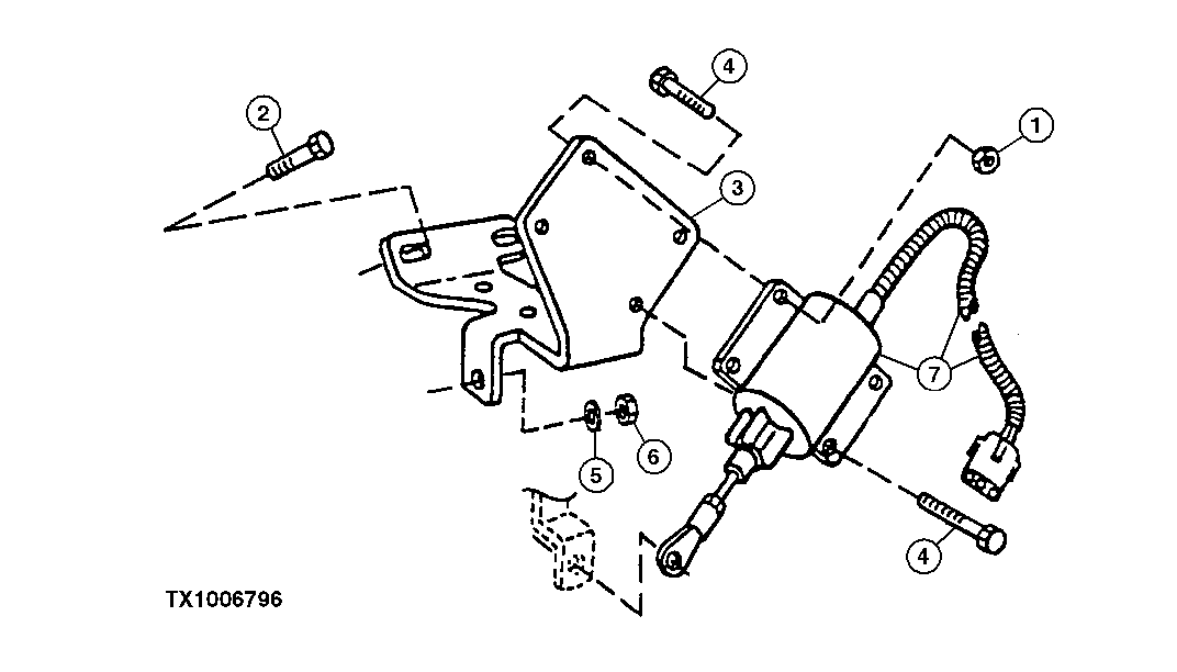 FUEL INJECTION PUMP, SOLENOID, SHUTOFF ( - 895935)