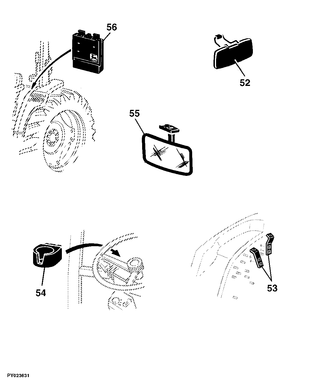 92 OPERATORS STATION, CONTROLS, ACCESSORIES
