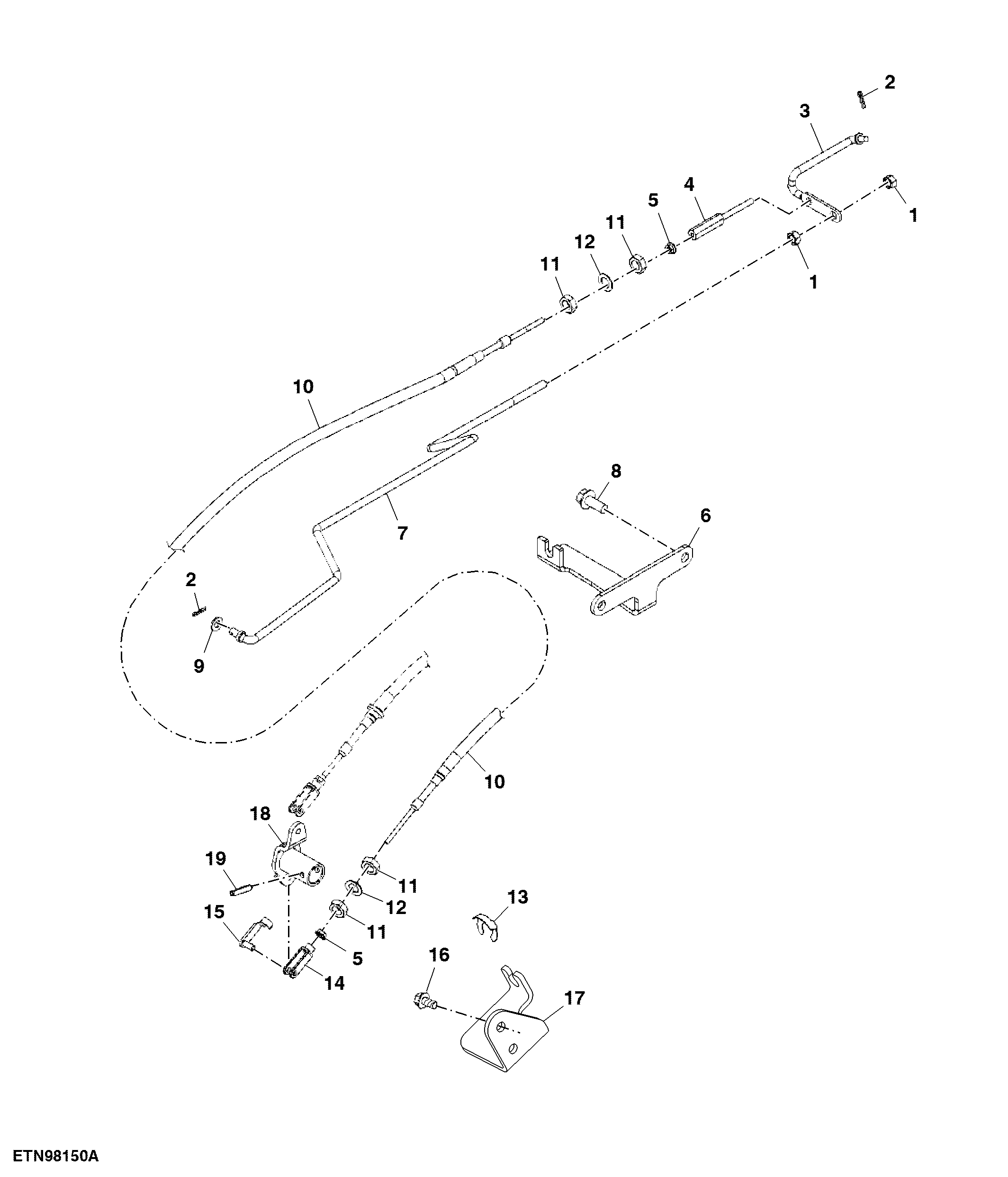 Accelerator Control Linkage, Open Operator Station