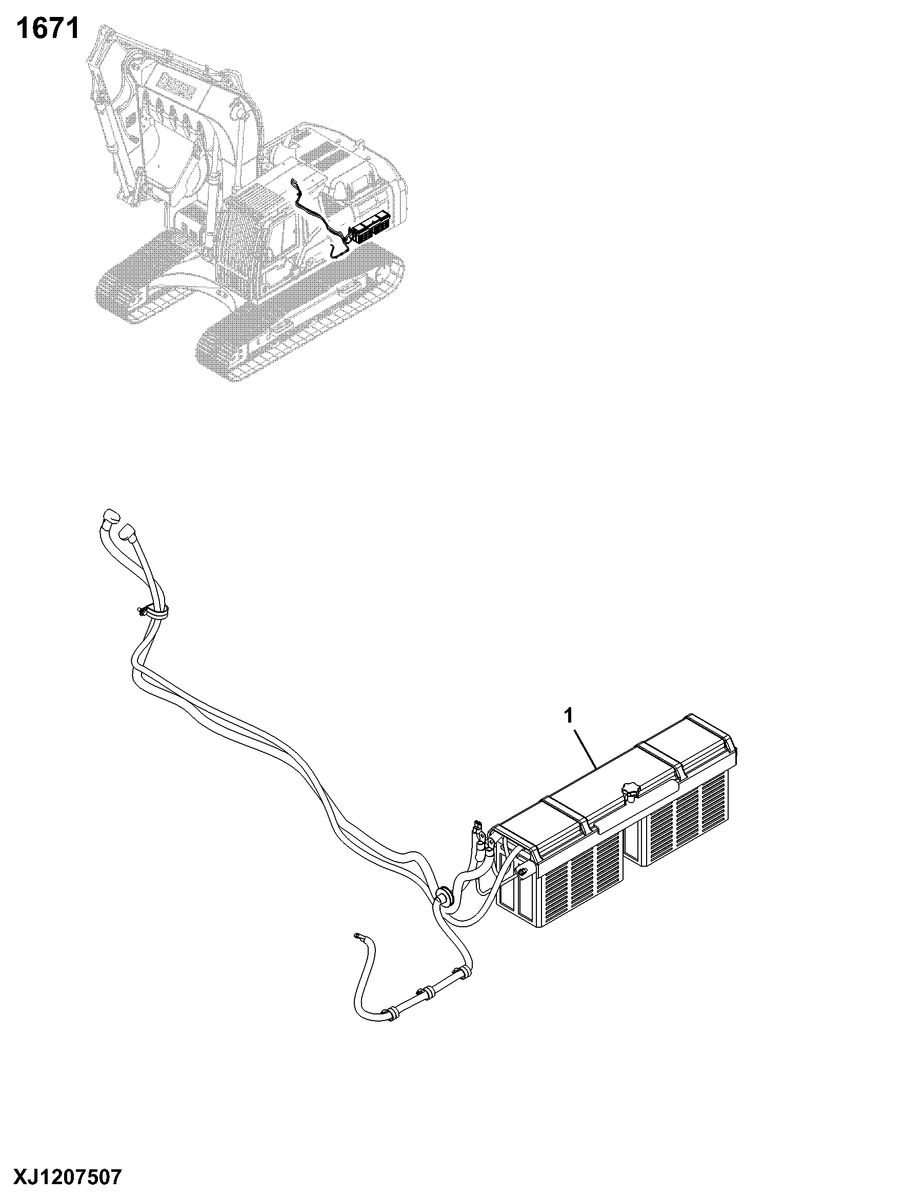 1671 Batteries, Support & Cables
