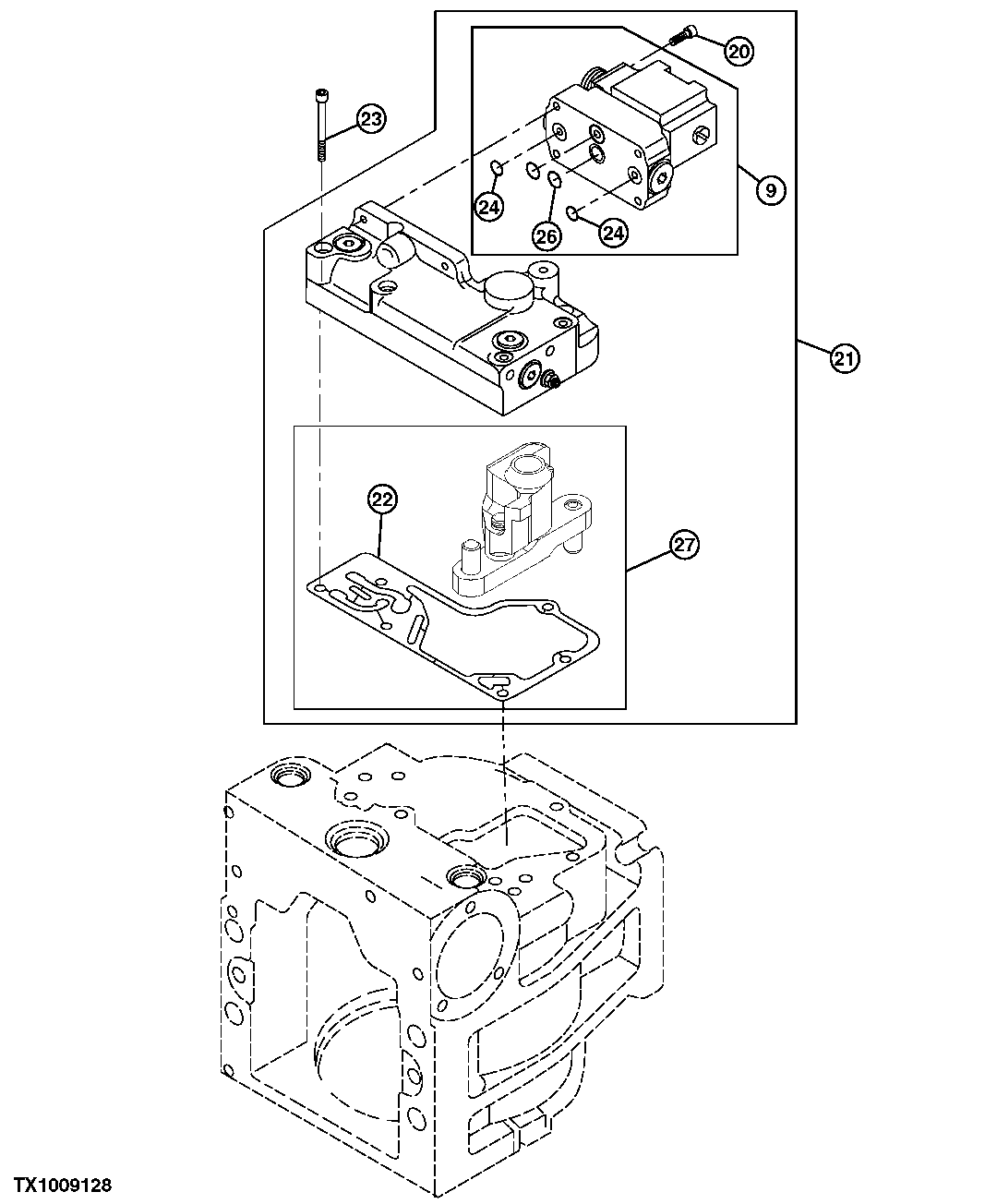 Hydrostatic Pump Displacement Control Valve