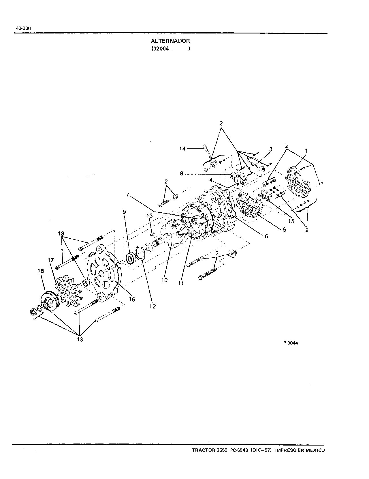 Alternador (Continued)