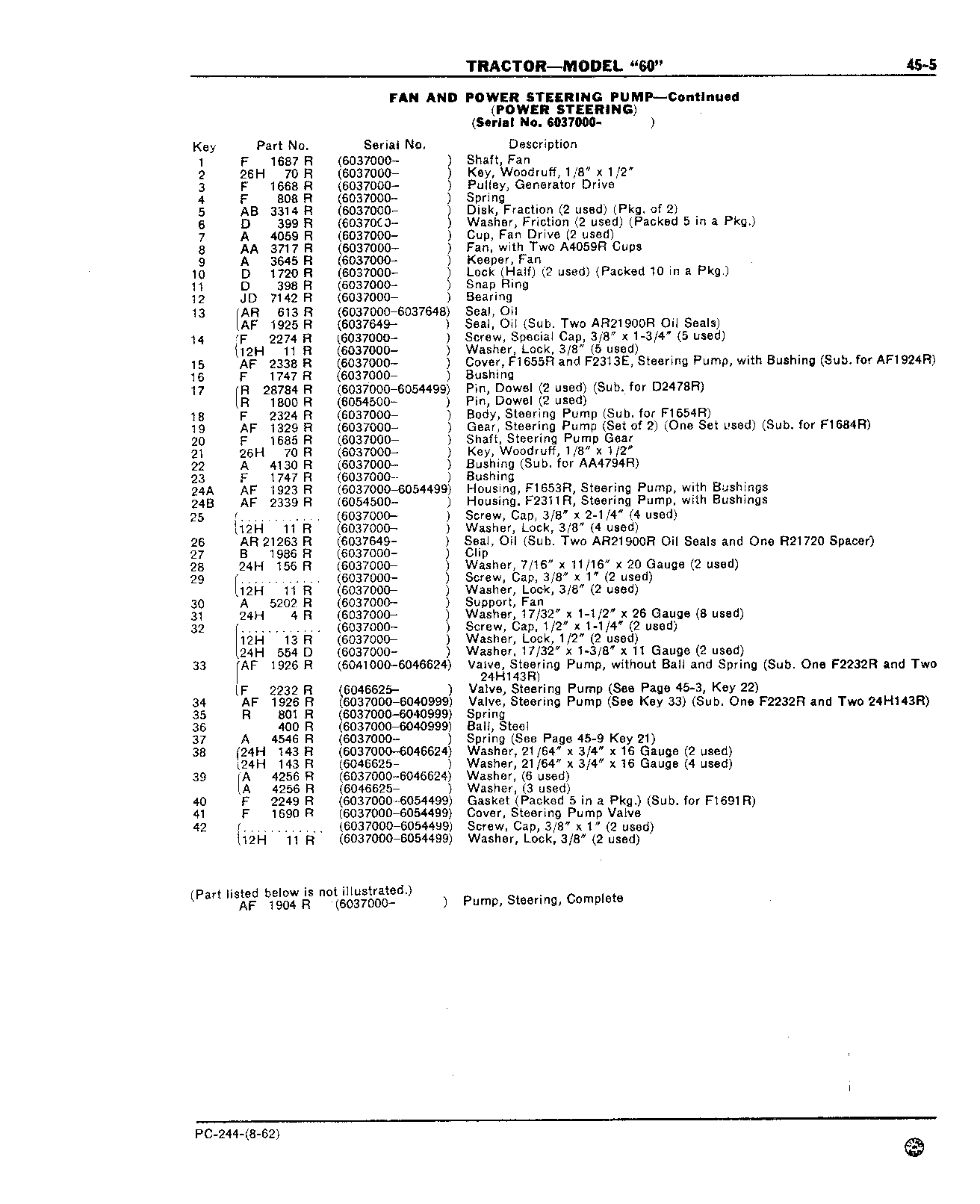 Section 45-Power Steering (Continued)