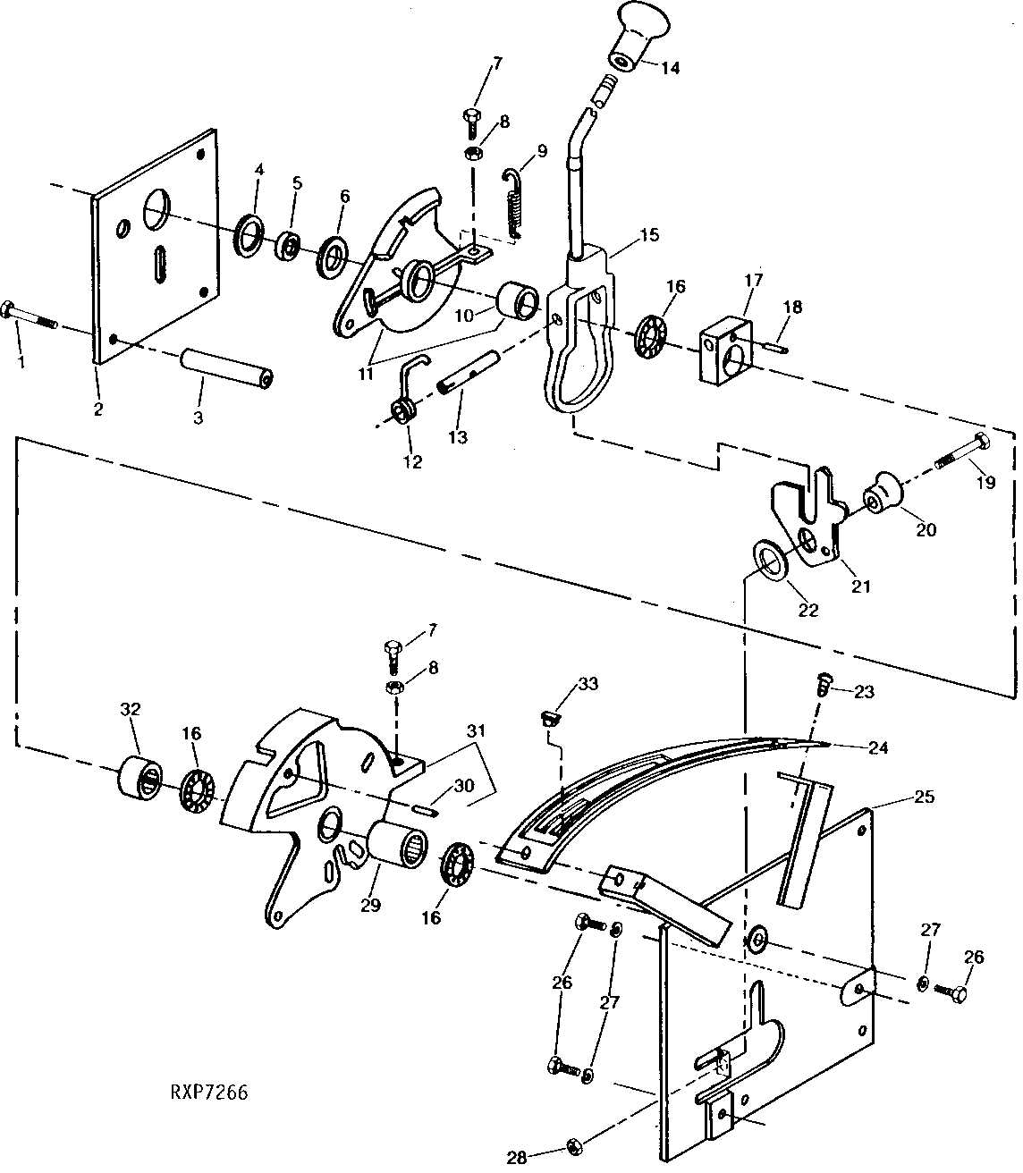 Speed Selector Upper Control Assembly (PowrShift™ Transmission)