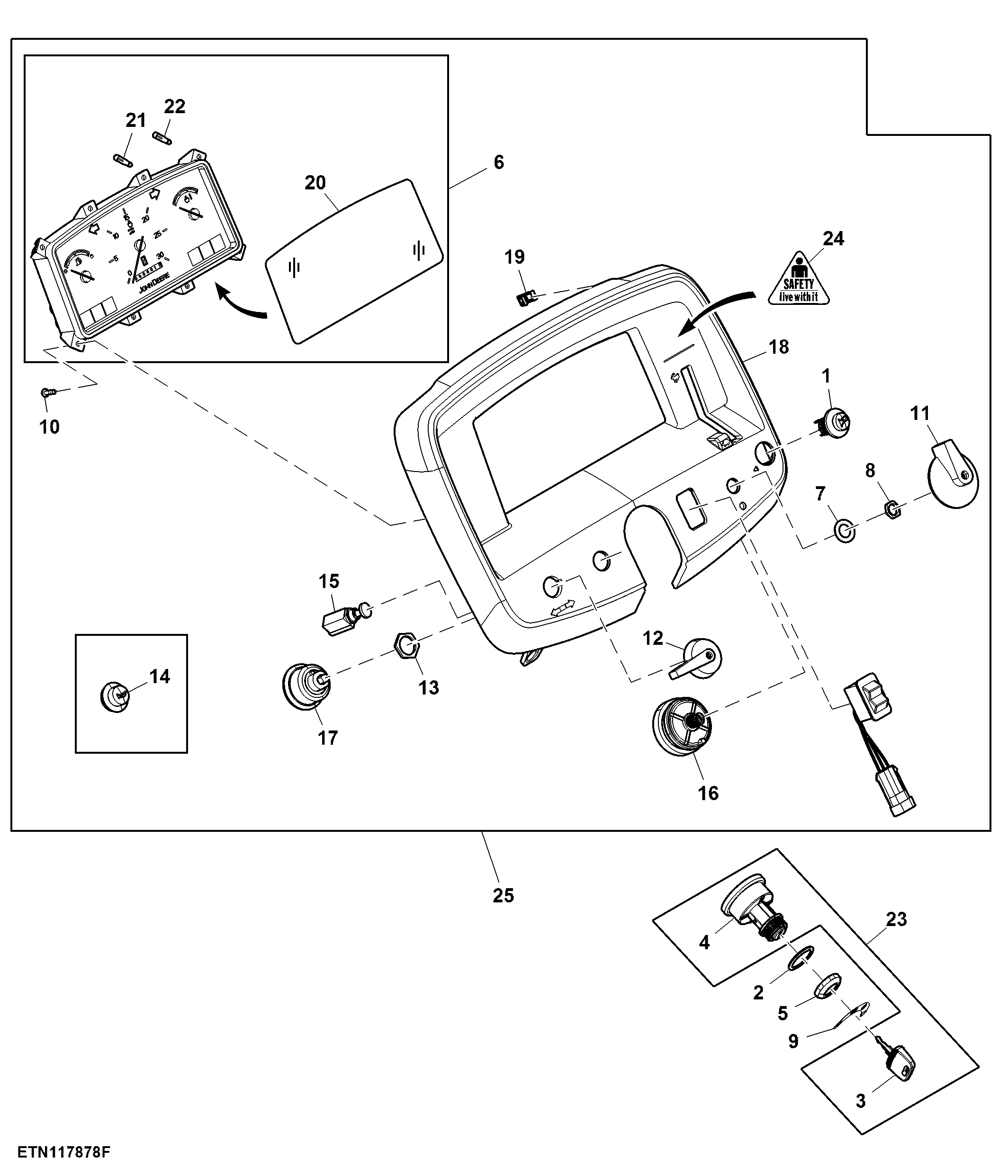 Instrument Panel, SyncShuttle™, OOS (019342 - )