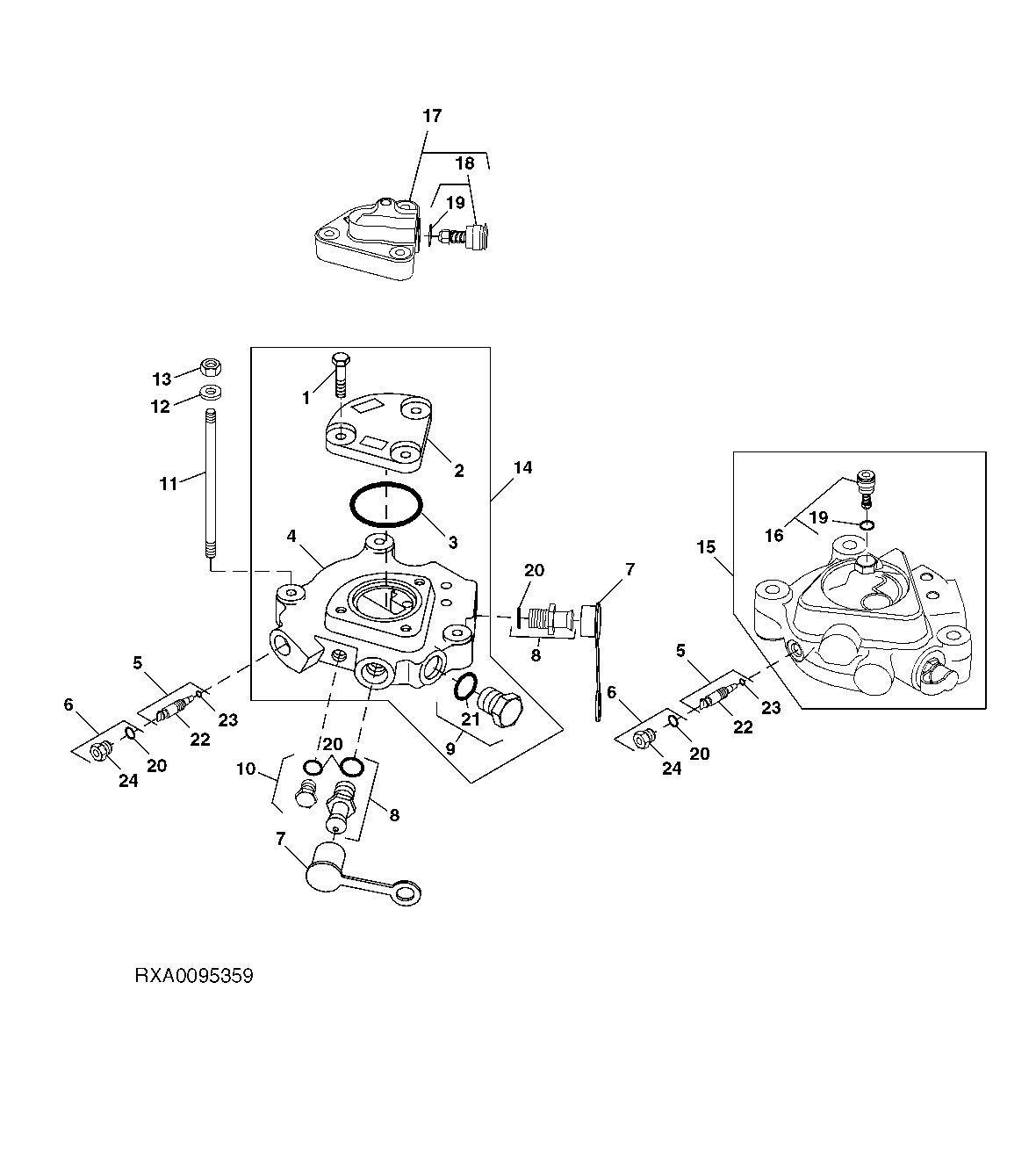 End Cover (Selective Control Valve) ( - 910999)