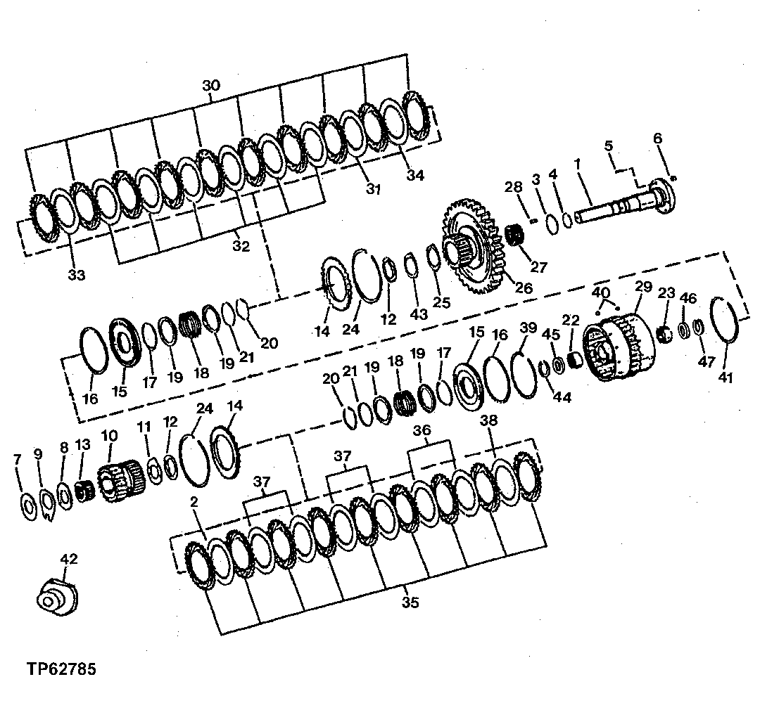 Clutch Assembly (Third and Fourth Gear Clutches)
