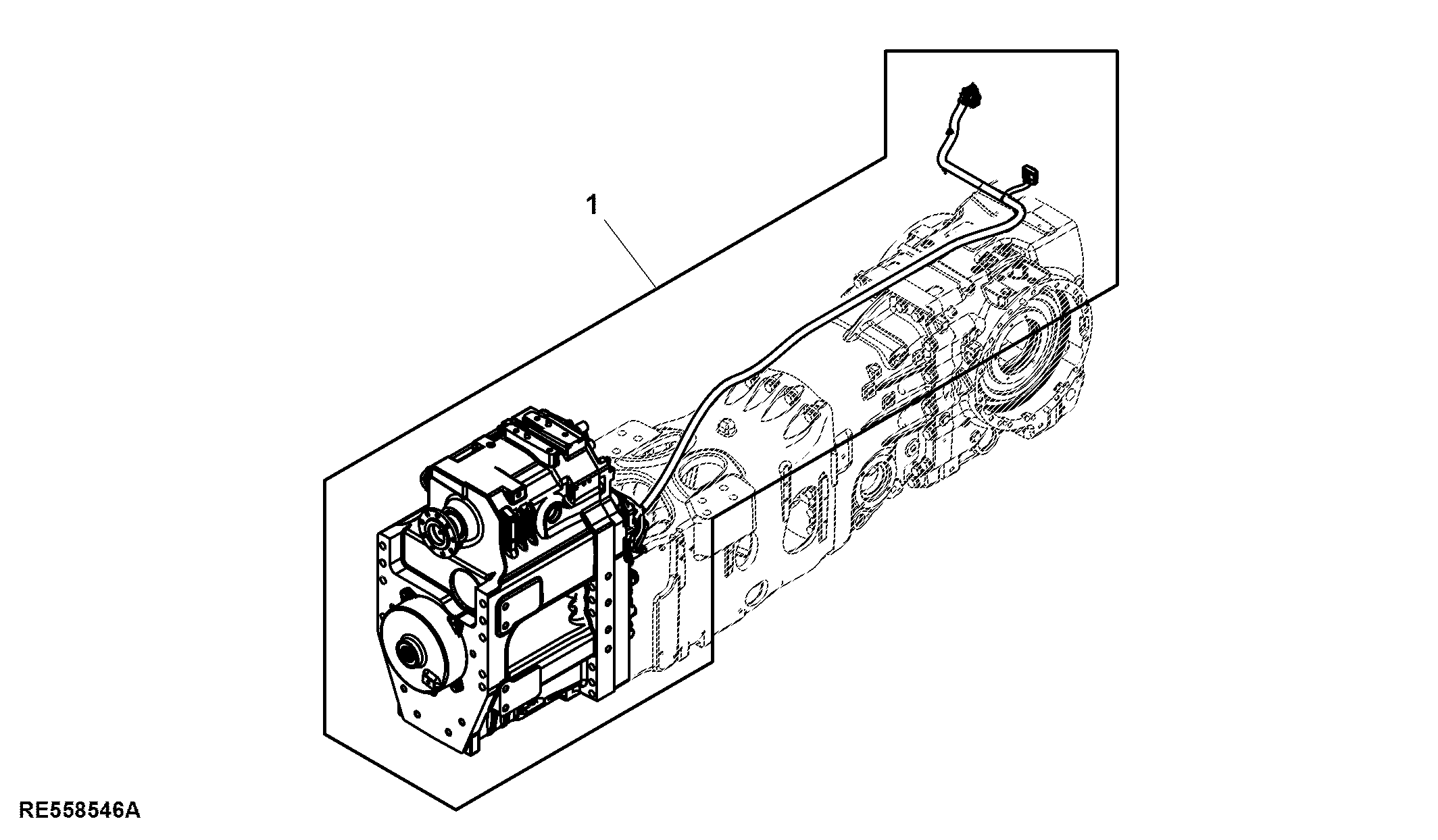 Transmission Assembly, PST, W/ MFWD