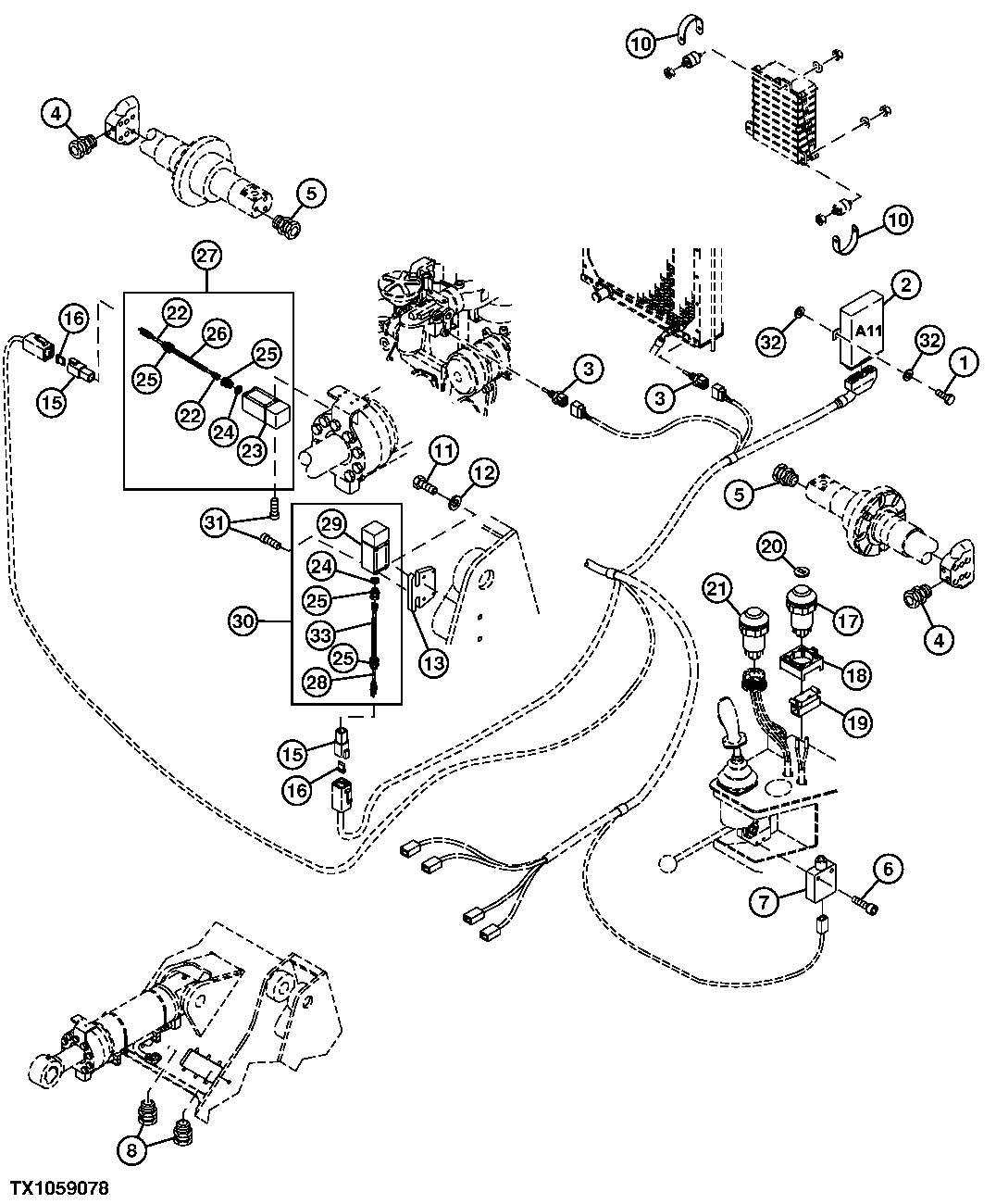 Loader Electrical Sensors Limit Switches Series II (006200 - )