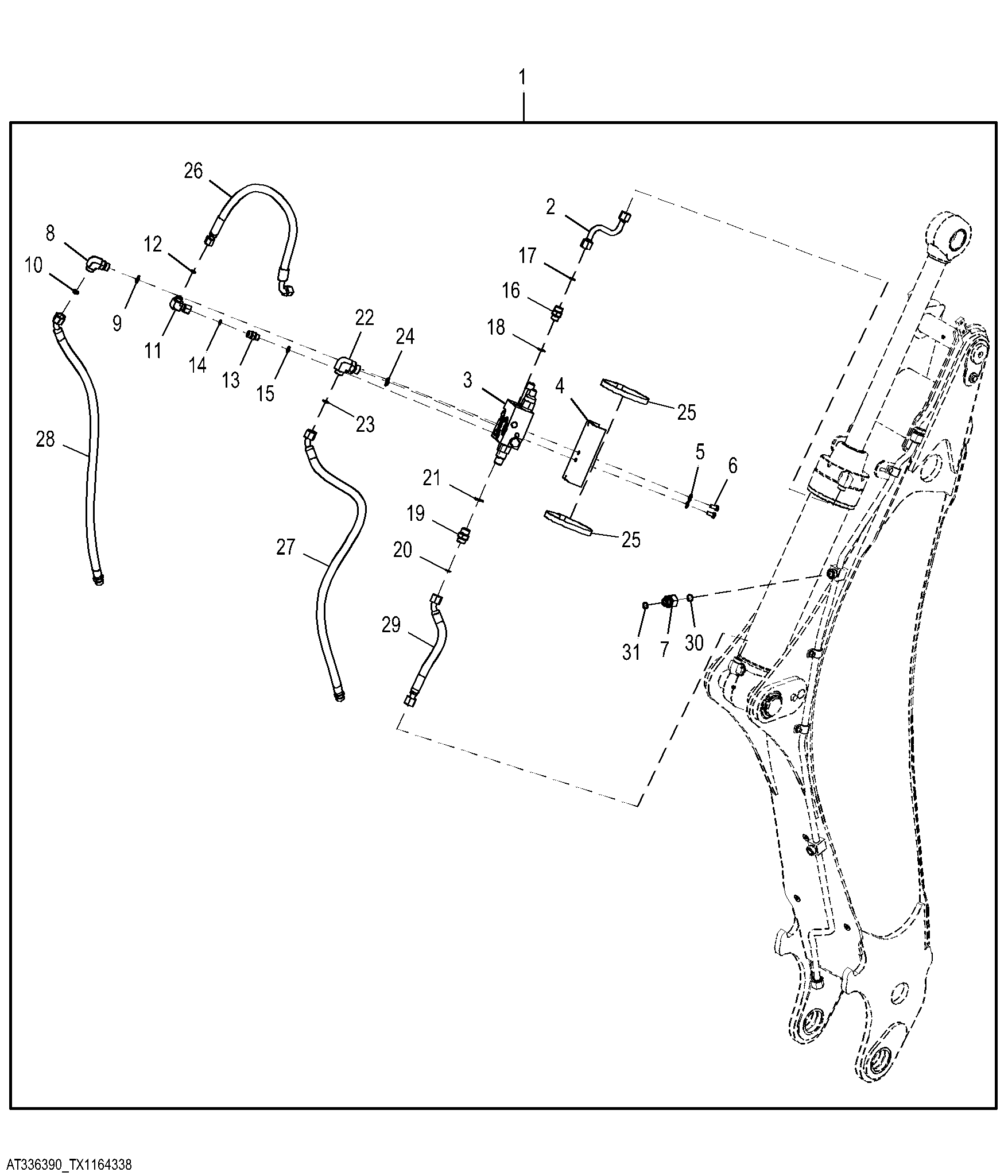 Controlled Load Lowering Device Kit, Crowd Cylinder