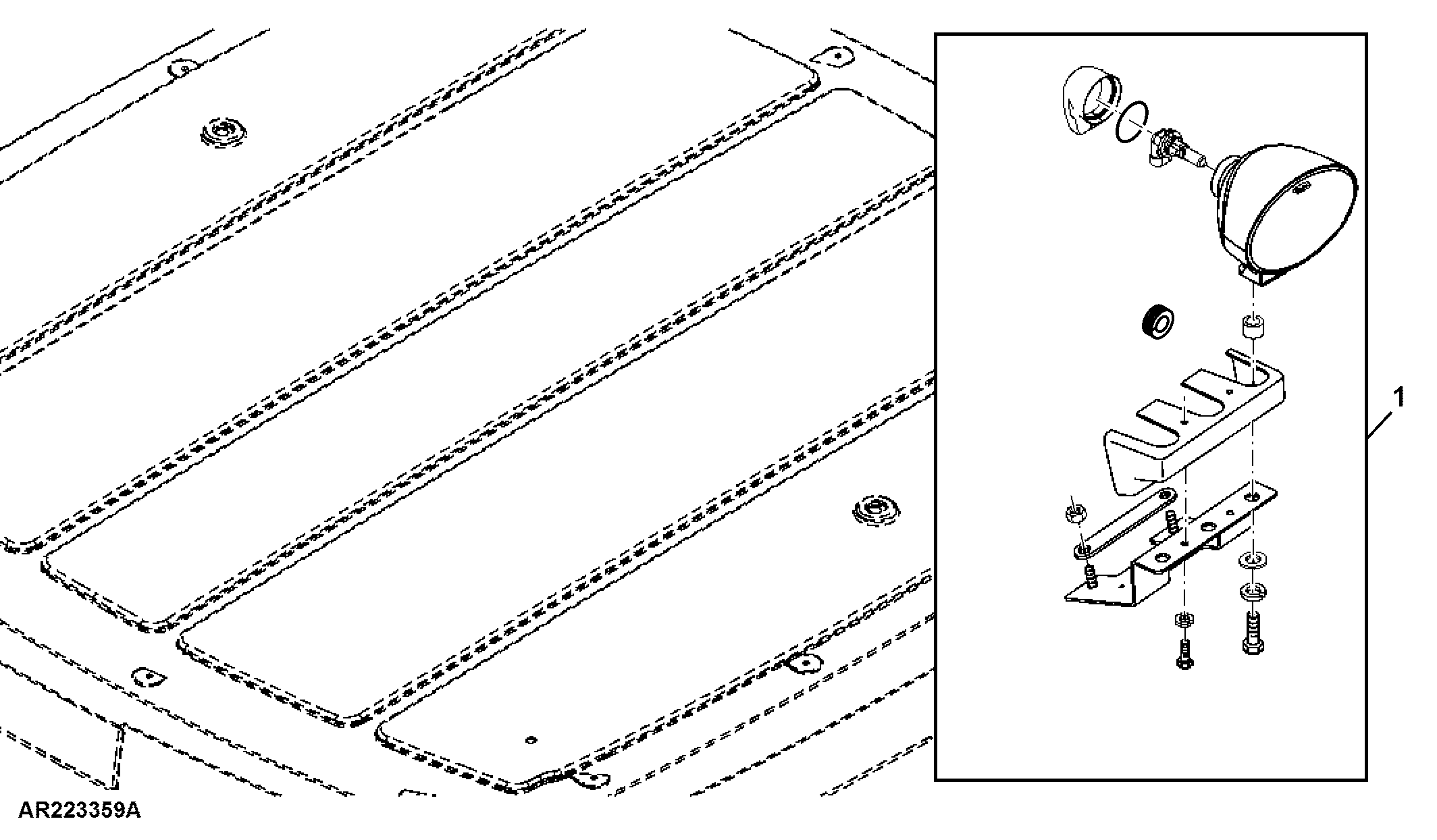 Attachment, Roof Flood Lights