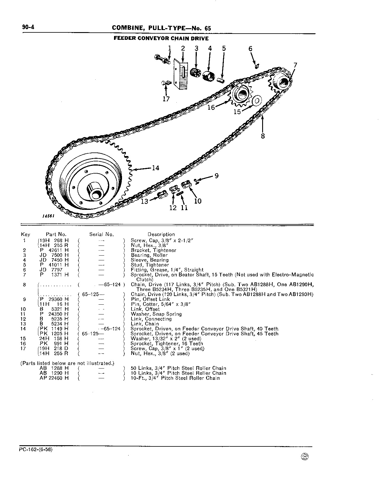 90 Drive Belts, Chains, and Tighteners (Continued)