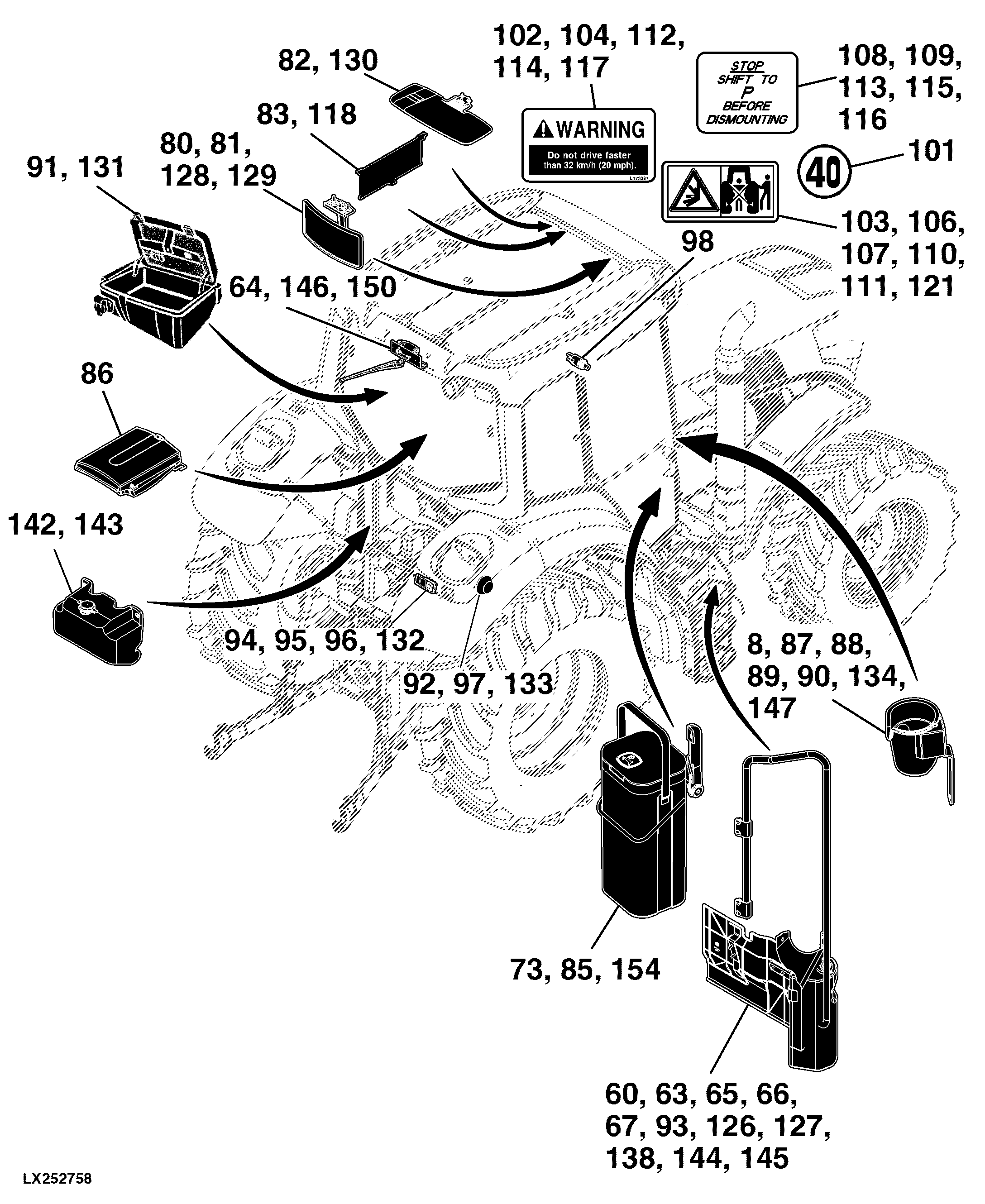 93 Operator's Station, Controls and Accessories