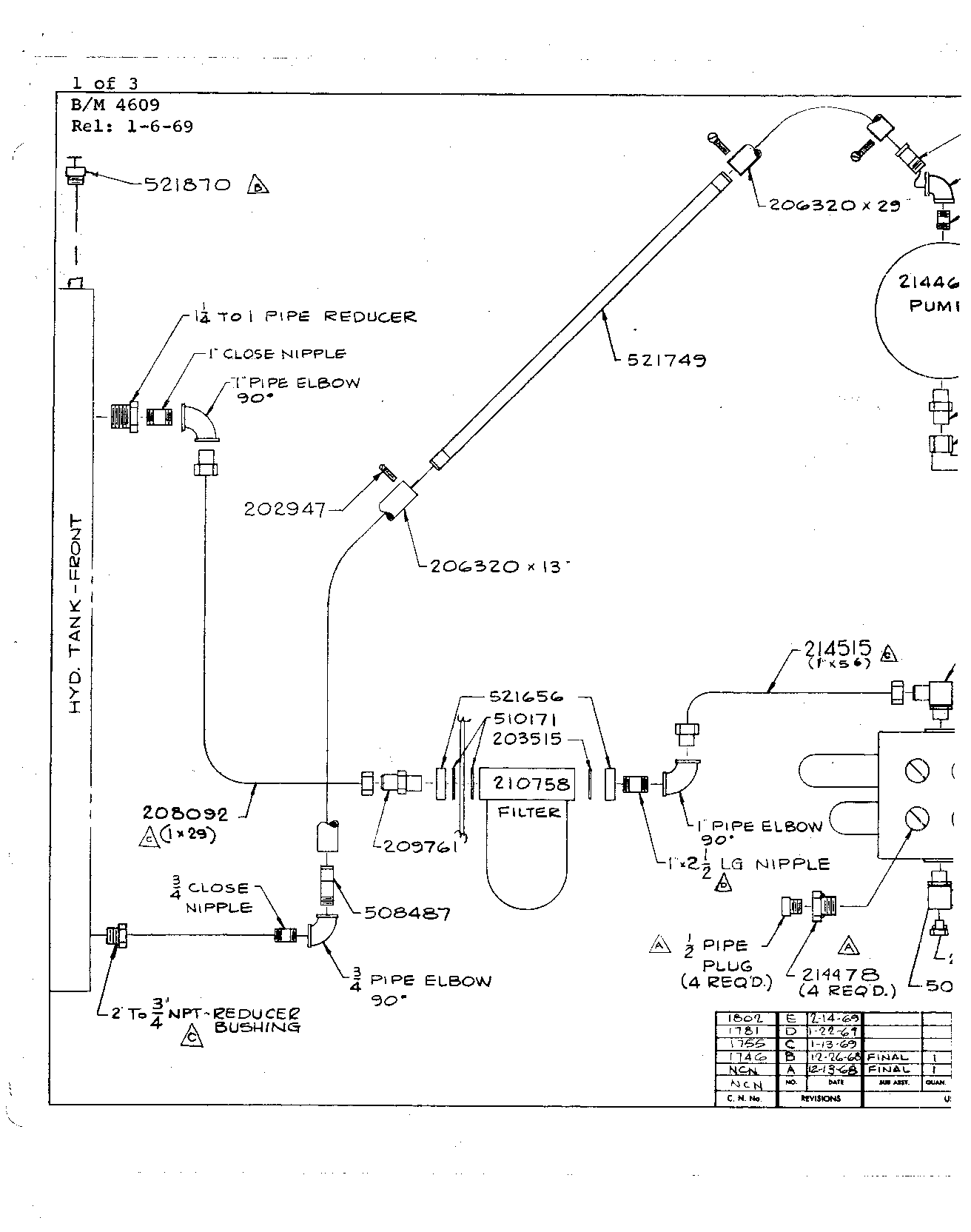 Section 70 - Hydraulics Implement & Vehicle Schematic