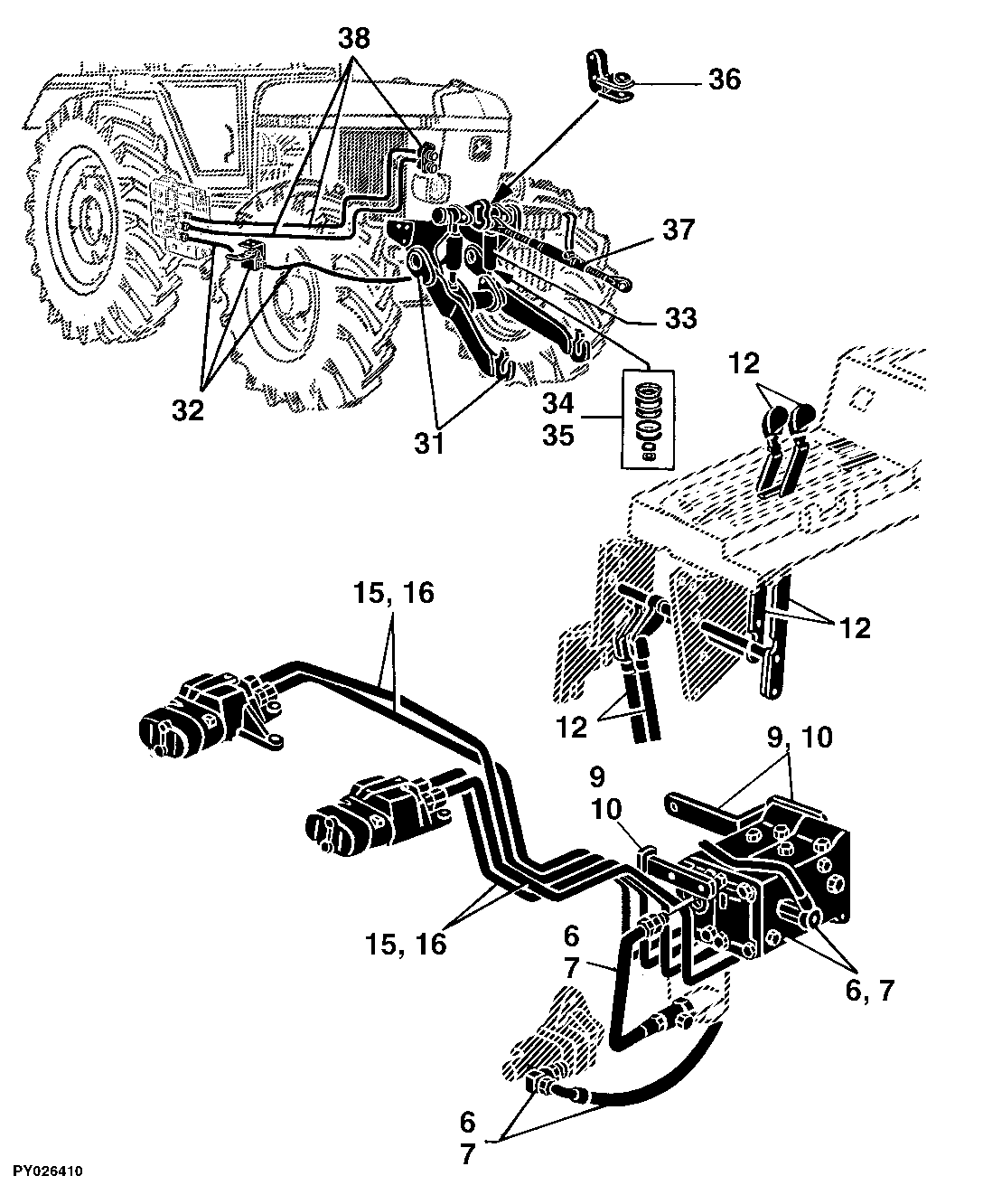 74 Selective Control Valves - Poppet Type, Front Hitch