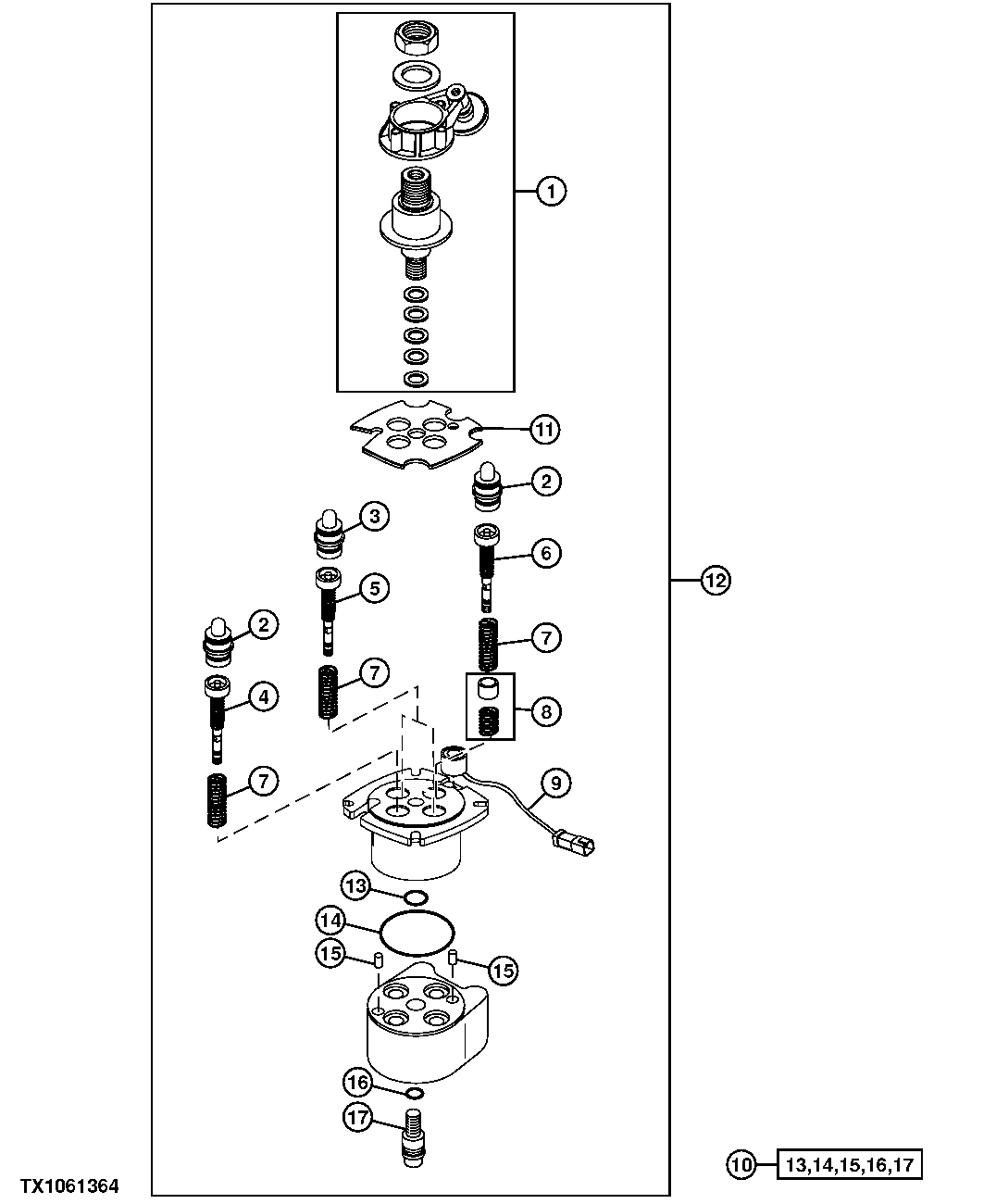 Pilot Controls Component Parts (Fourth Function)