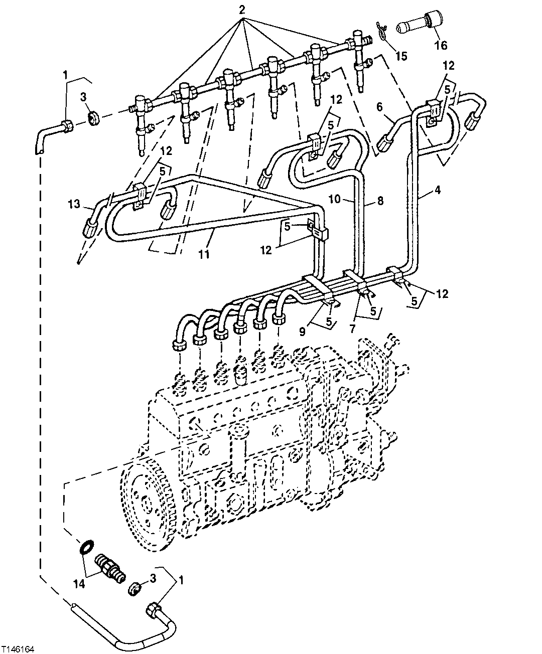 FUEL INJECTION LINES AND CLAMPS (895936 - )