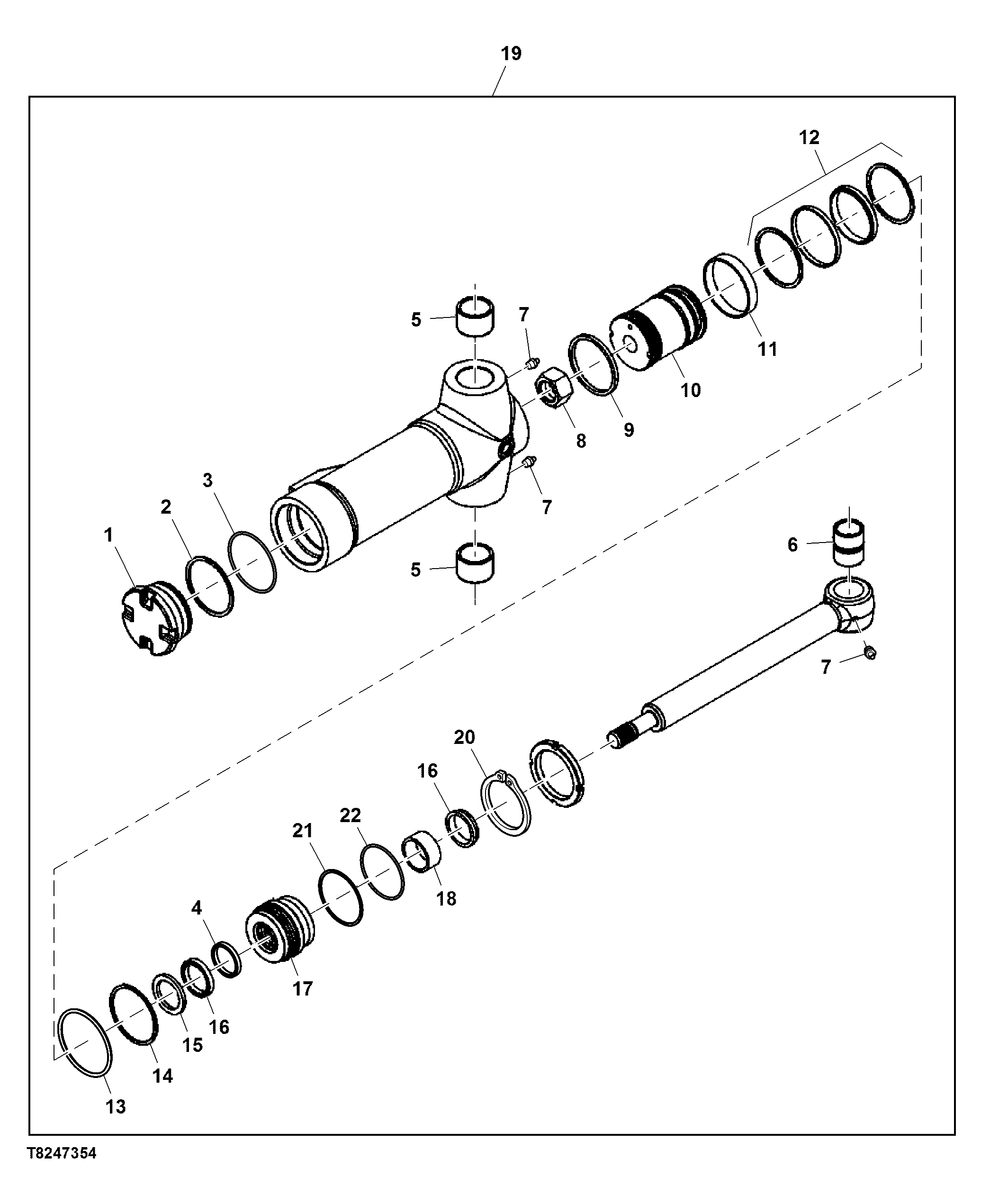 Elevator Swing Cylinder Components ( - 171267)