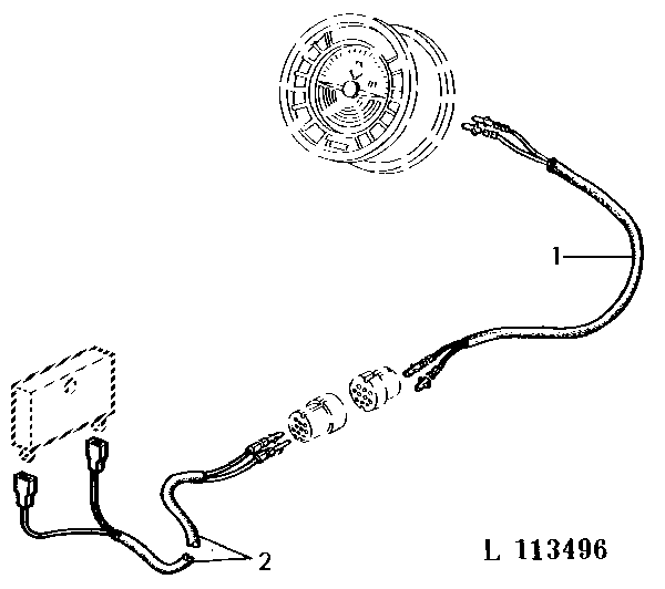 WIRING HARNESS WITH HANDSHIFT PTO
