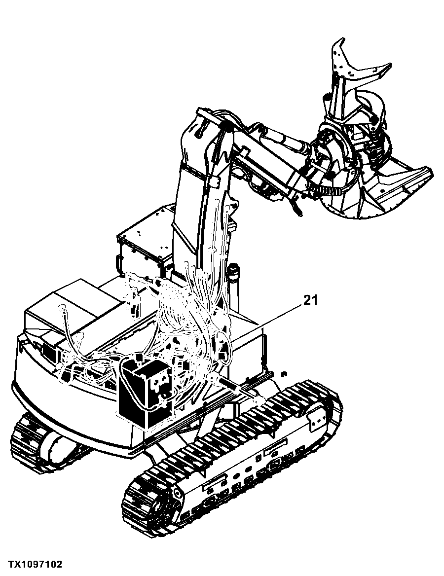909K Tracked Feller Buncher (PIN: 1T0909KX_ _D181103 - D270472)(PIN: 1T0909KX_ _C181103 - C270472)