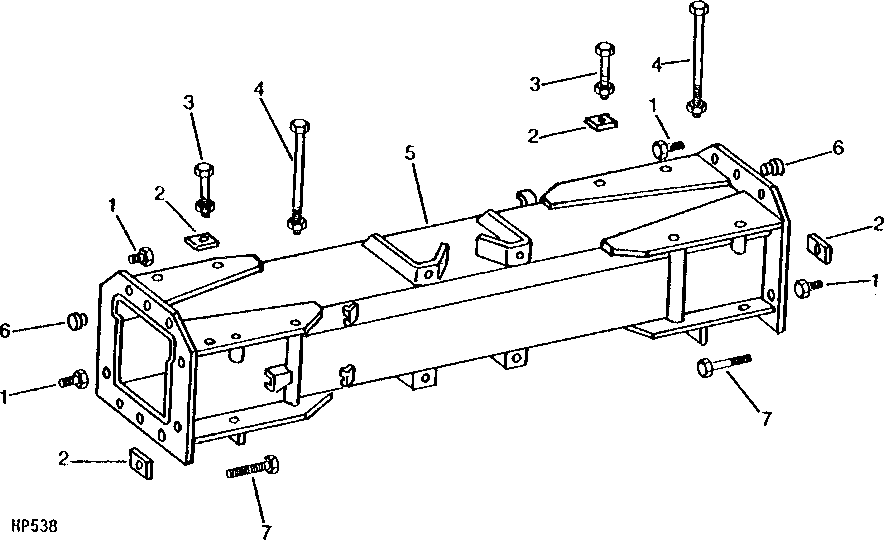 DRIVE WHEEL AXLE (EXCEPT PLANETARY FINAL DRIVE)
