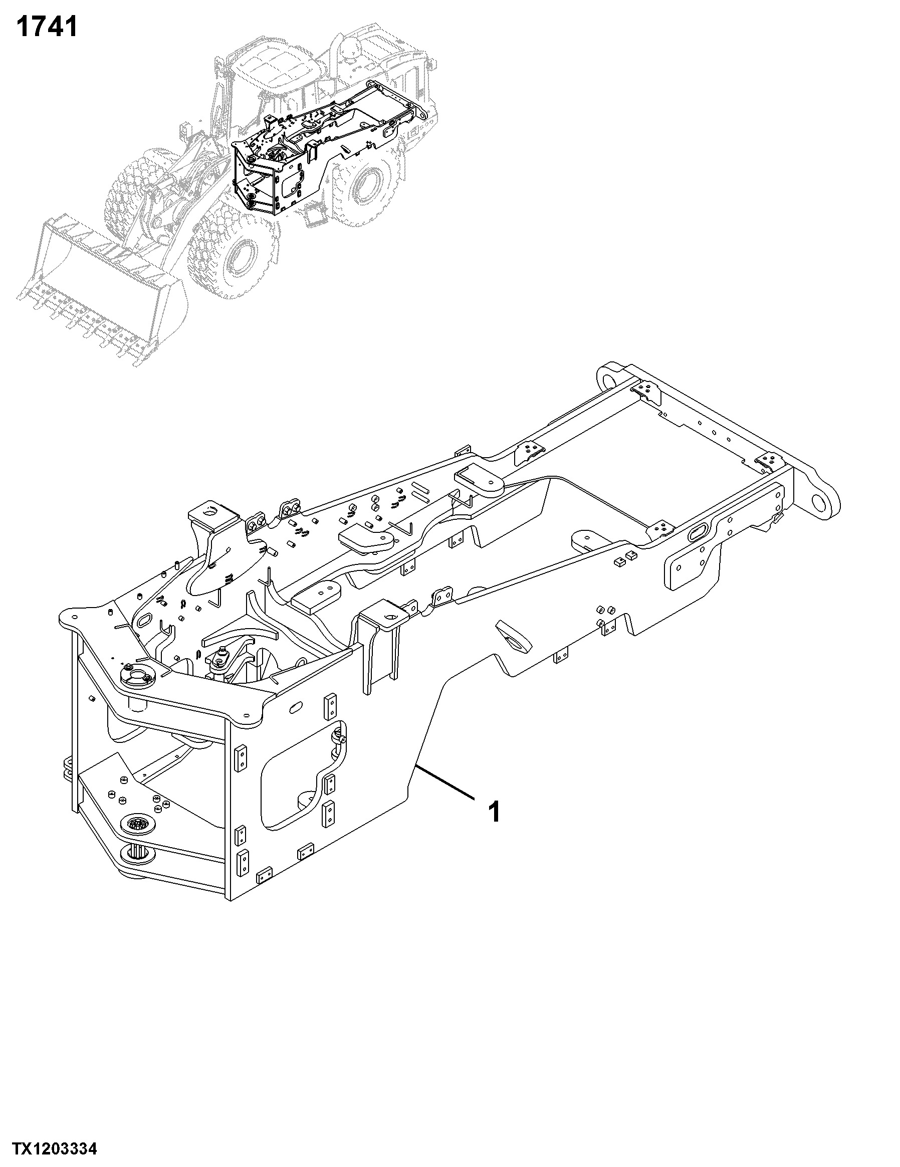 1741 Engine Or Main Frame